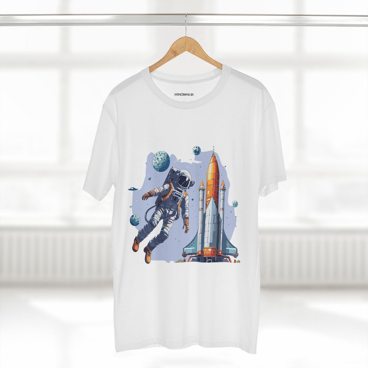 Cosmos Astronaut Graphic Tee Staple Unisex 100 Cotton Tee Shirt - CS-15