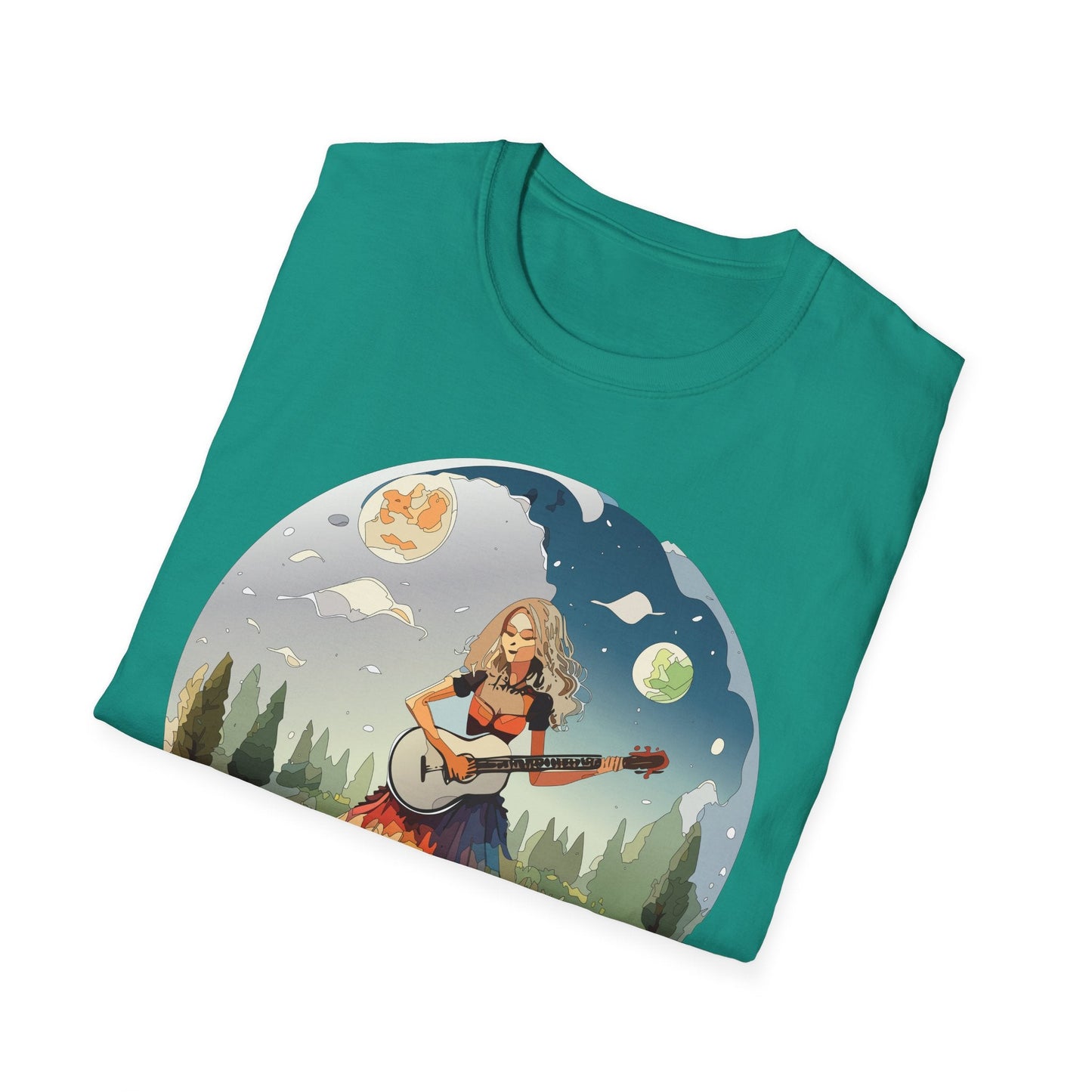Womens Graphic T Shirts Art Design Tee Softstyle 64000 Ring Spun Cotton Comfort Everyday