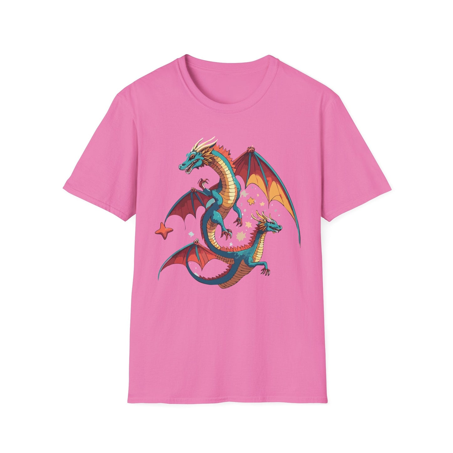 Dragon Graphic Unisex 100 Cotton Tee with Animal Artwork Design 14