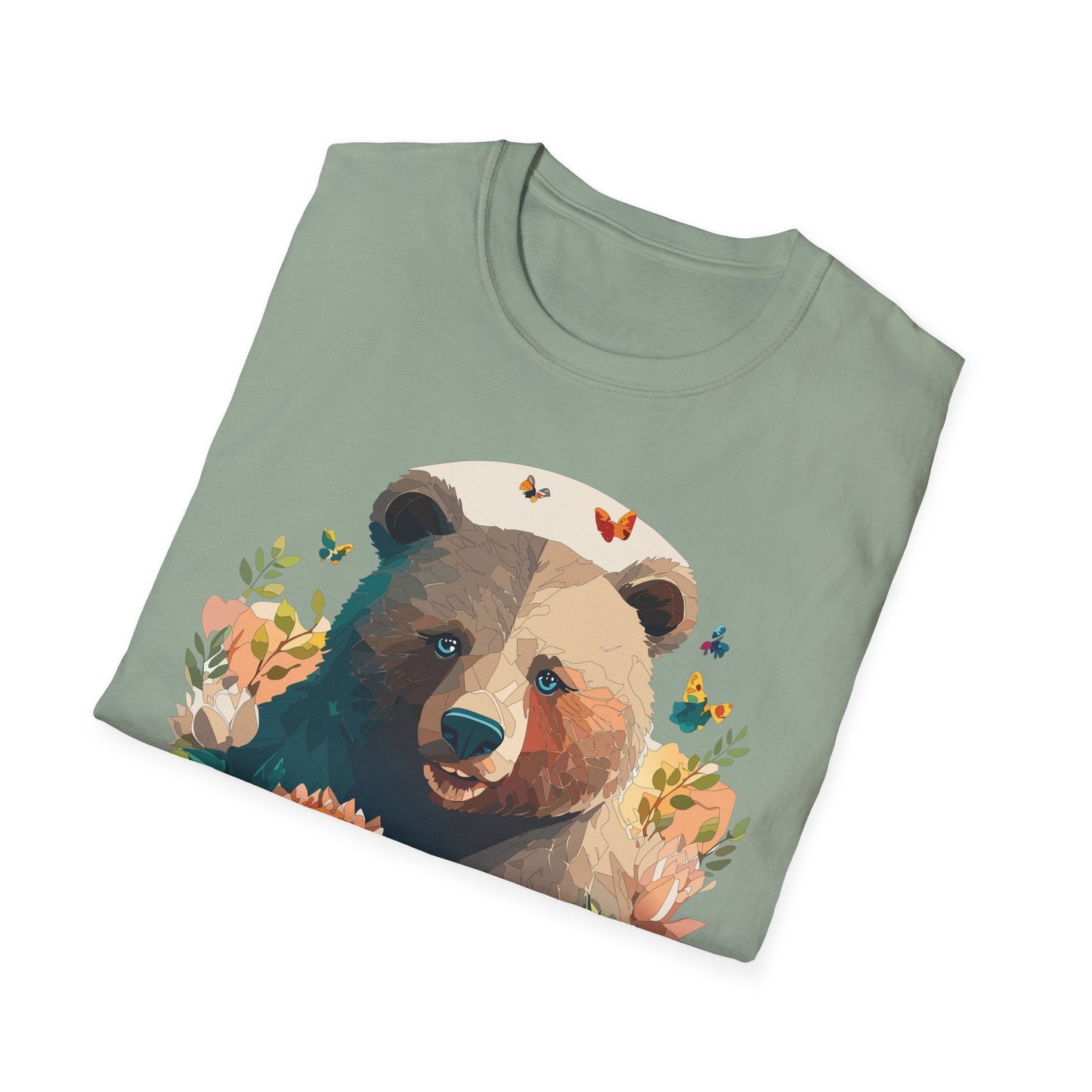Bear T Shirt Unisex Teddy Bear Shirt Softstyle 100 Percent Ring Spun Cotton Tee Essentials