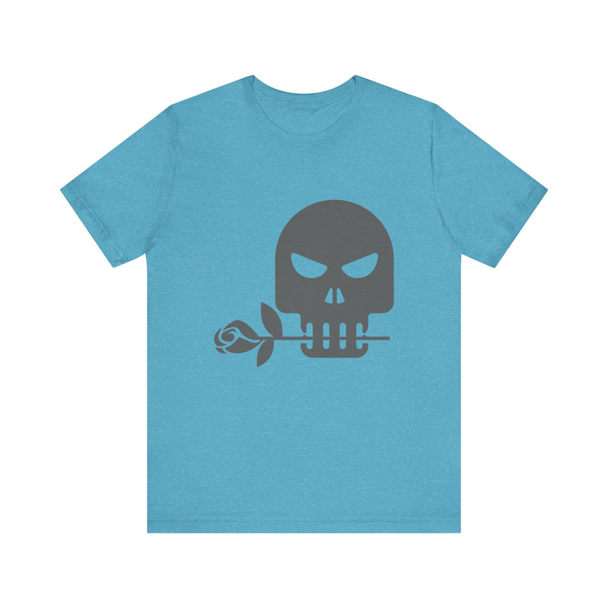 Camiseta unisex de algodón con calavera