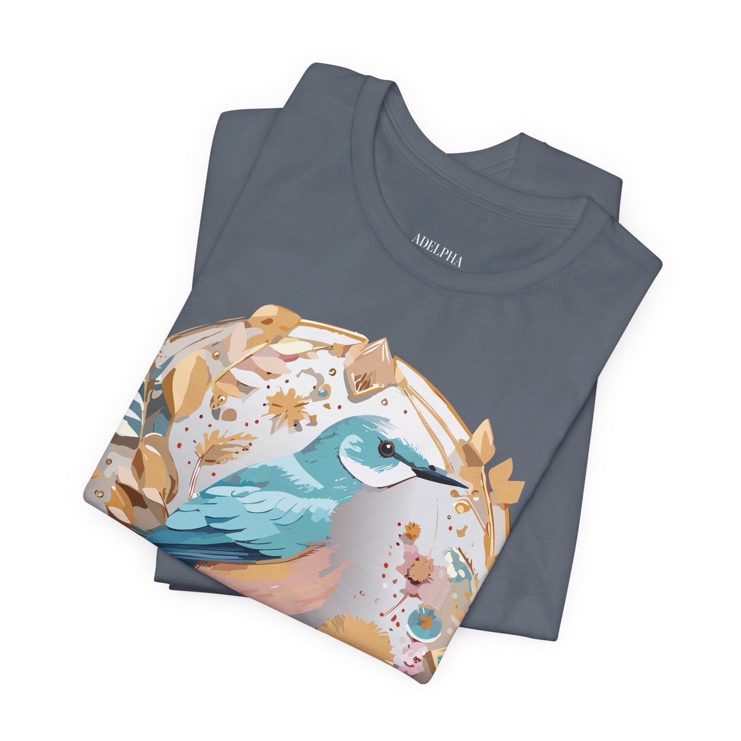 Adelpha Graphic T Shirt Unisex Jersey Short Sleeve Medallion Artwork Vintage Inspired Tee