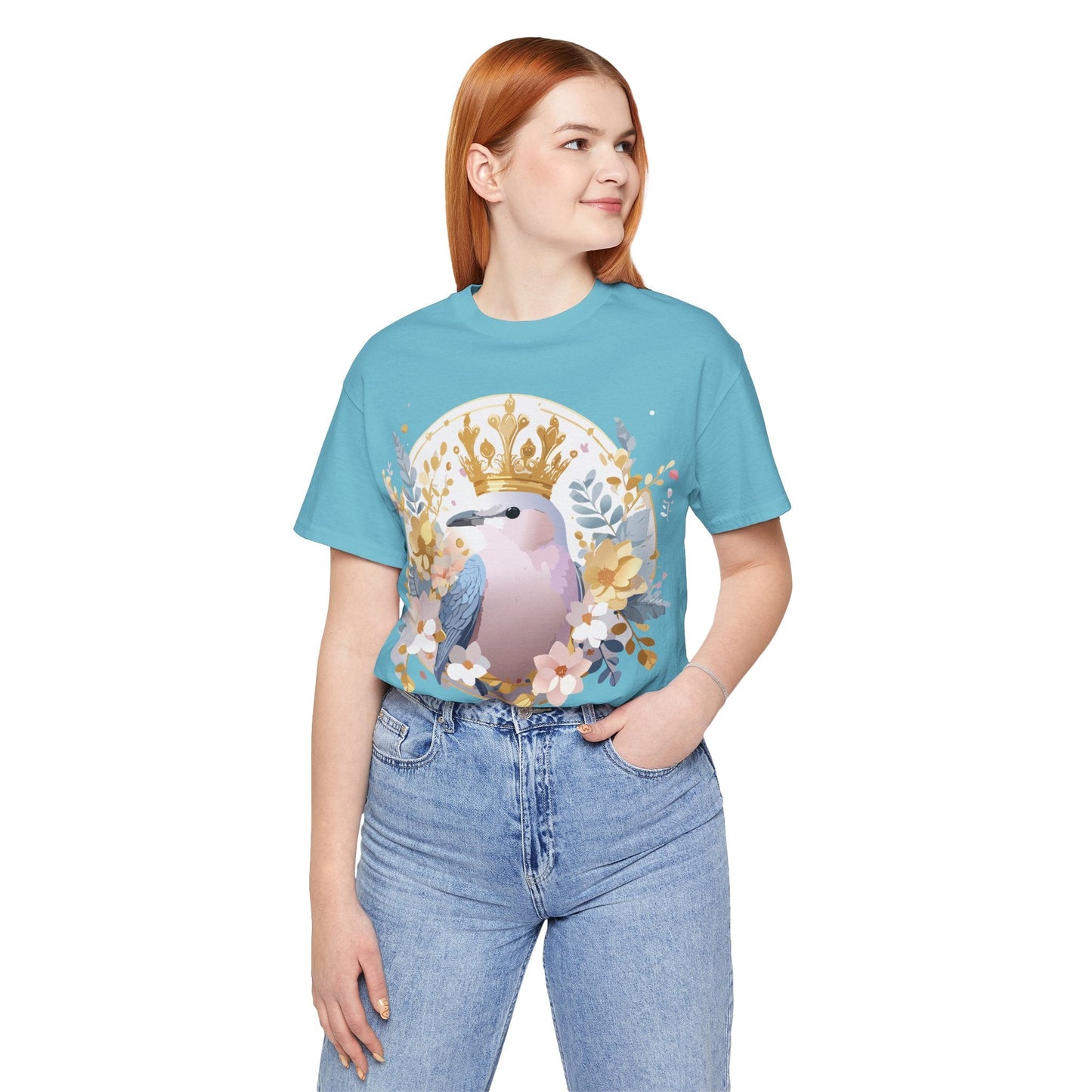 Adelpha Medallion Graphic Tee Unisex Short Sleeve Vintage Inspired Artwork Shirt