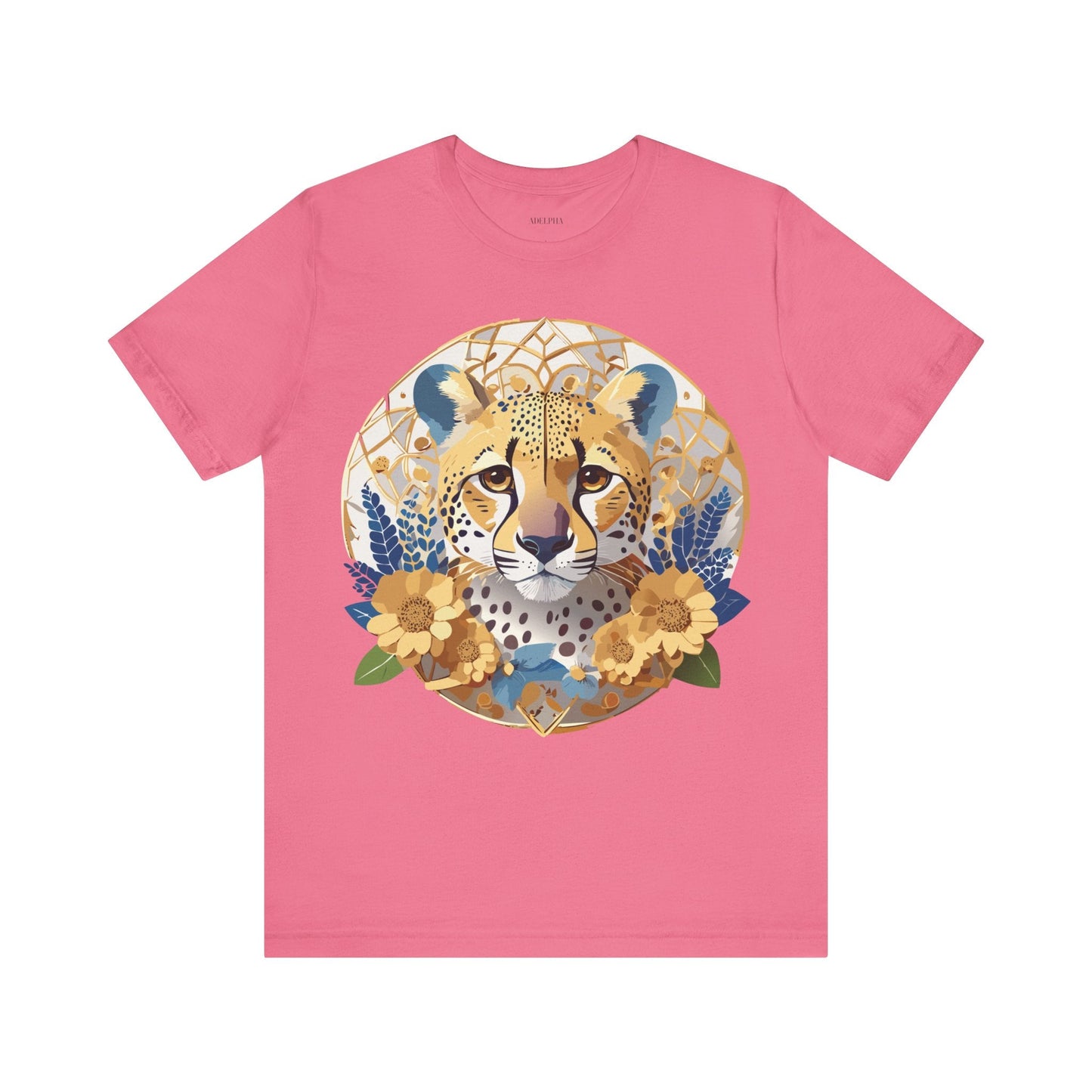 Medallion Graphic Unisex 100 Cotton Vintage Animal Medal Artwork Tee 53