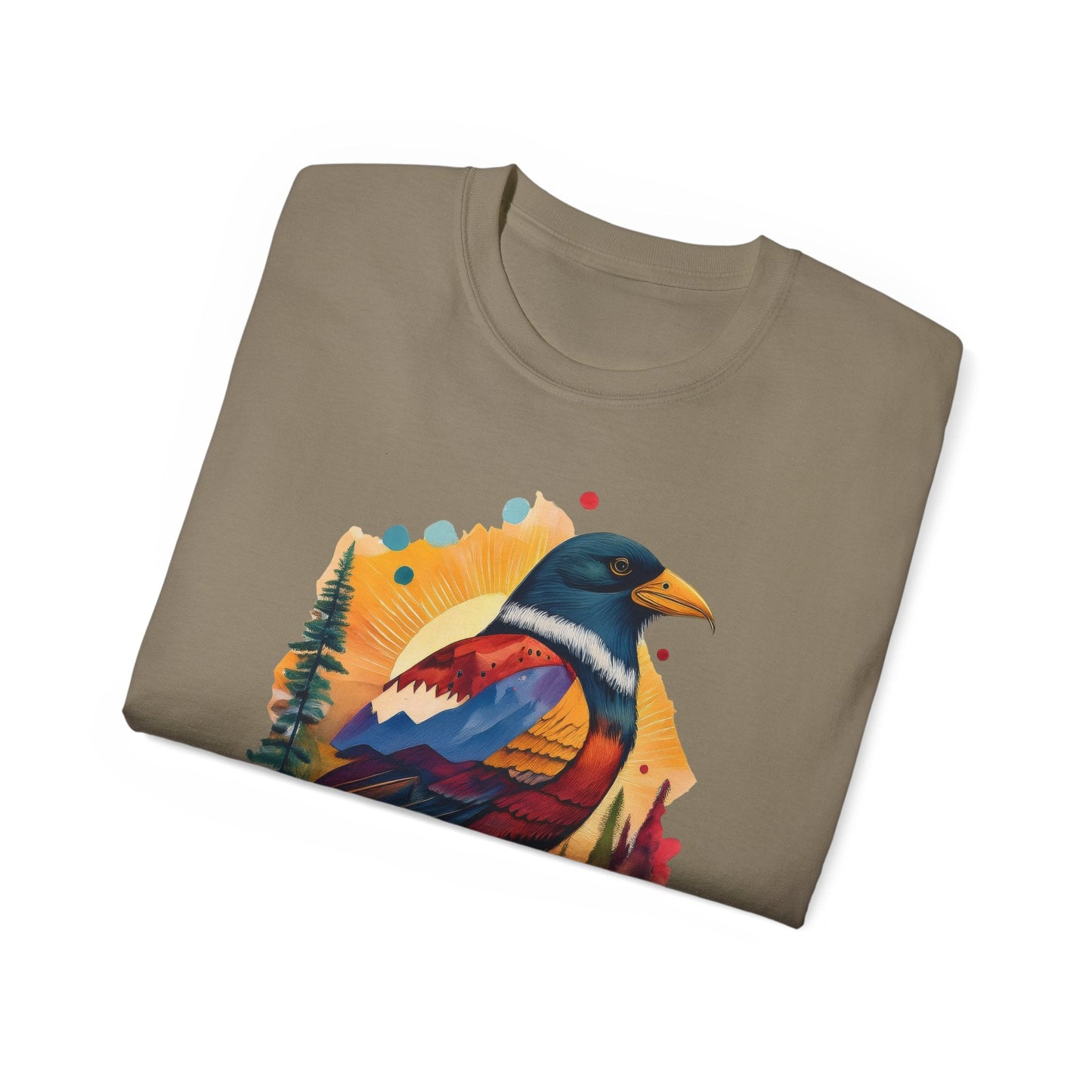 Colorado Bird Graphic Unisex Cotton T‑Shirt 3