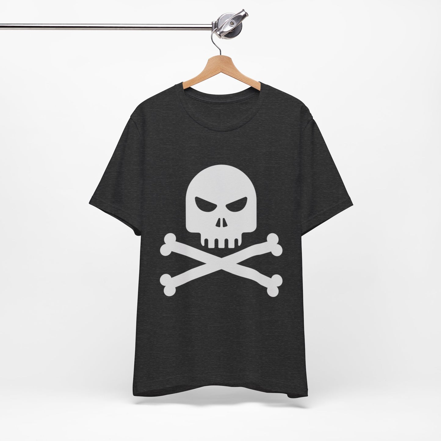 Unisex Cotton Tee Shirt with Skull