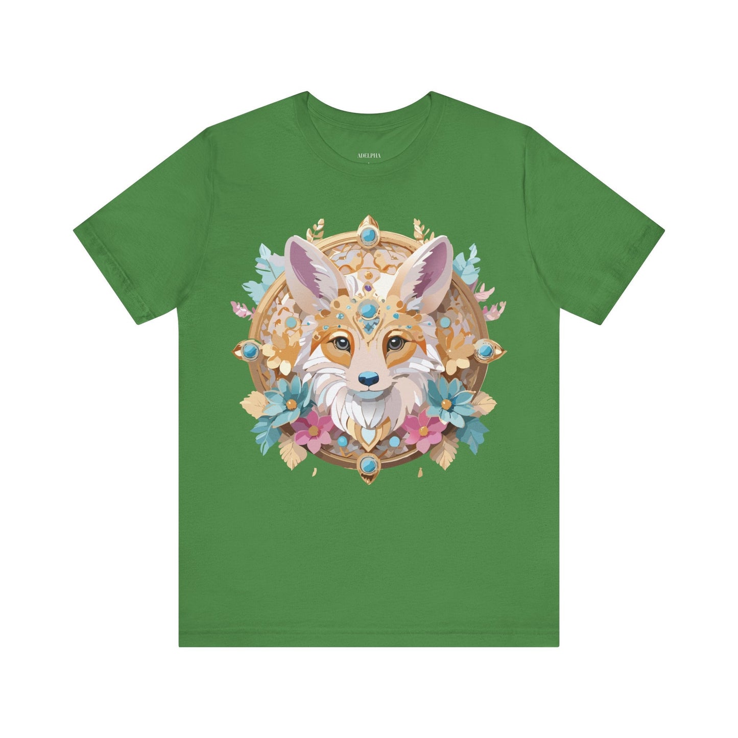 Unisex Graphic Tee From Adelpha Medallion Art Design Vintage Inspired Look Everyday Wear Style