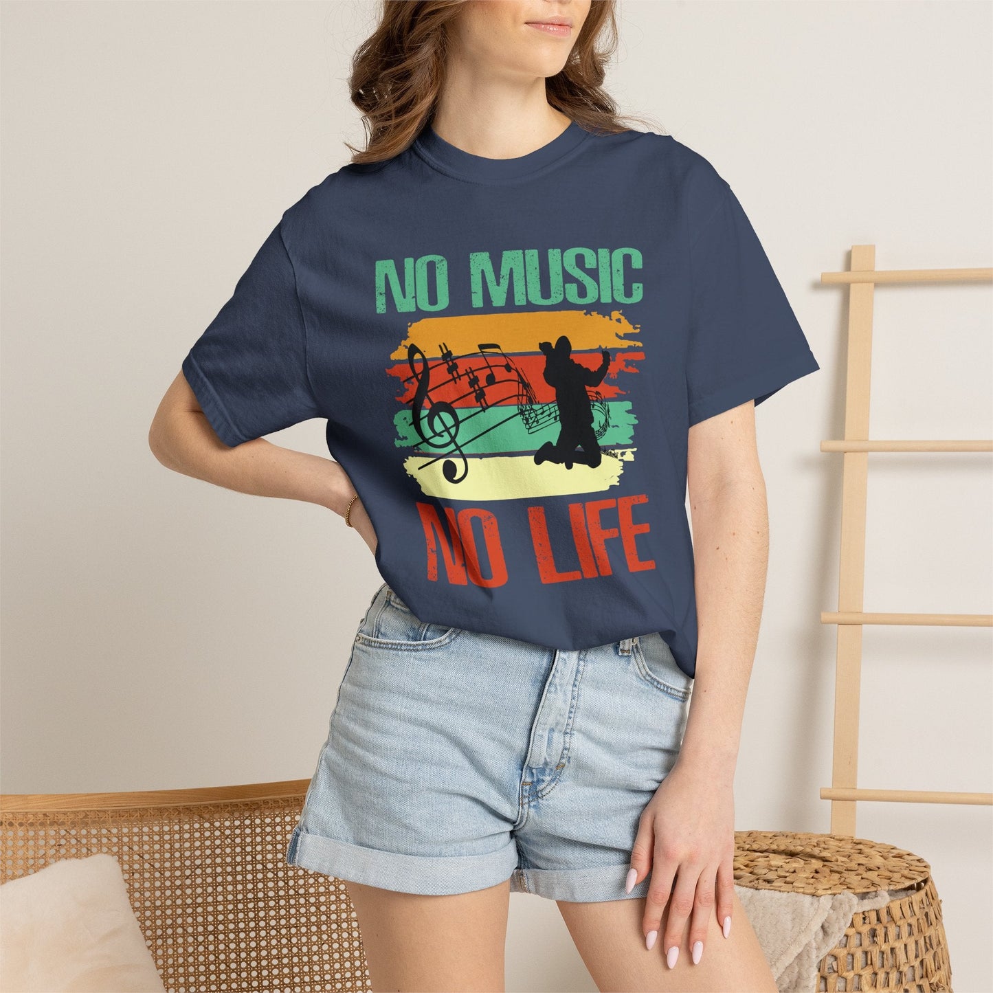 Music Graphic Design Unisex Cotton T-shirt 020