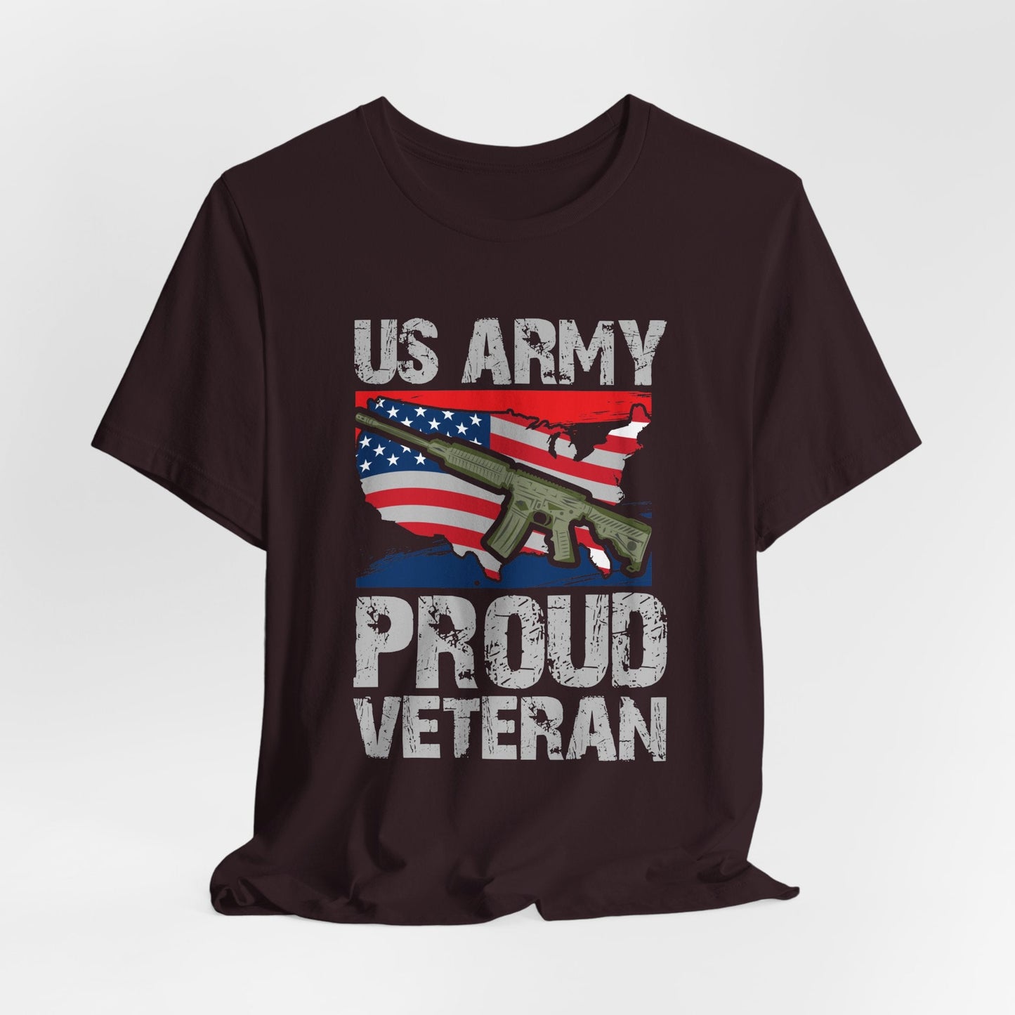 Army Veteran Patriotic Graphic Design Unisex Cotton T-Shirt v21