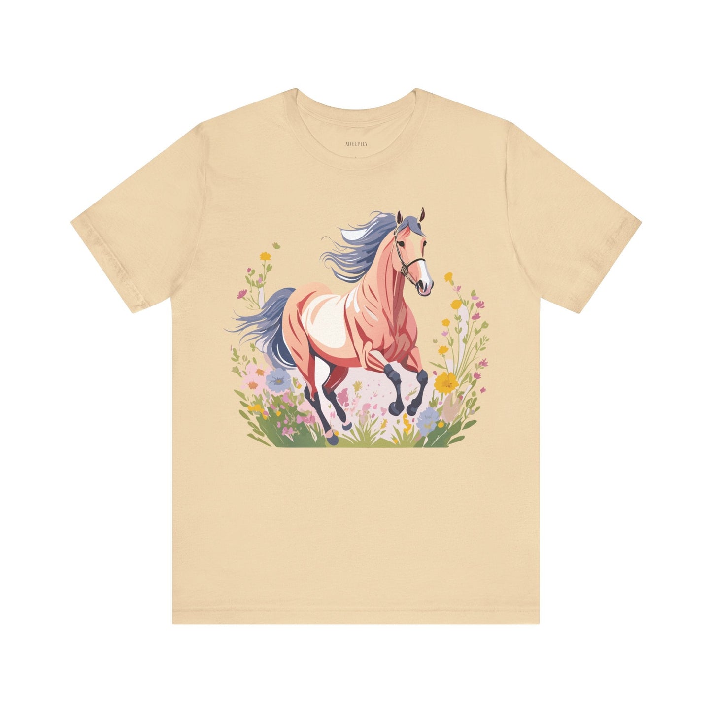 Horse Graphic Unisex 100 Cotton Vintage Animal Art T-Shirt 9