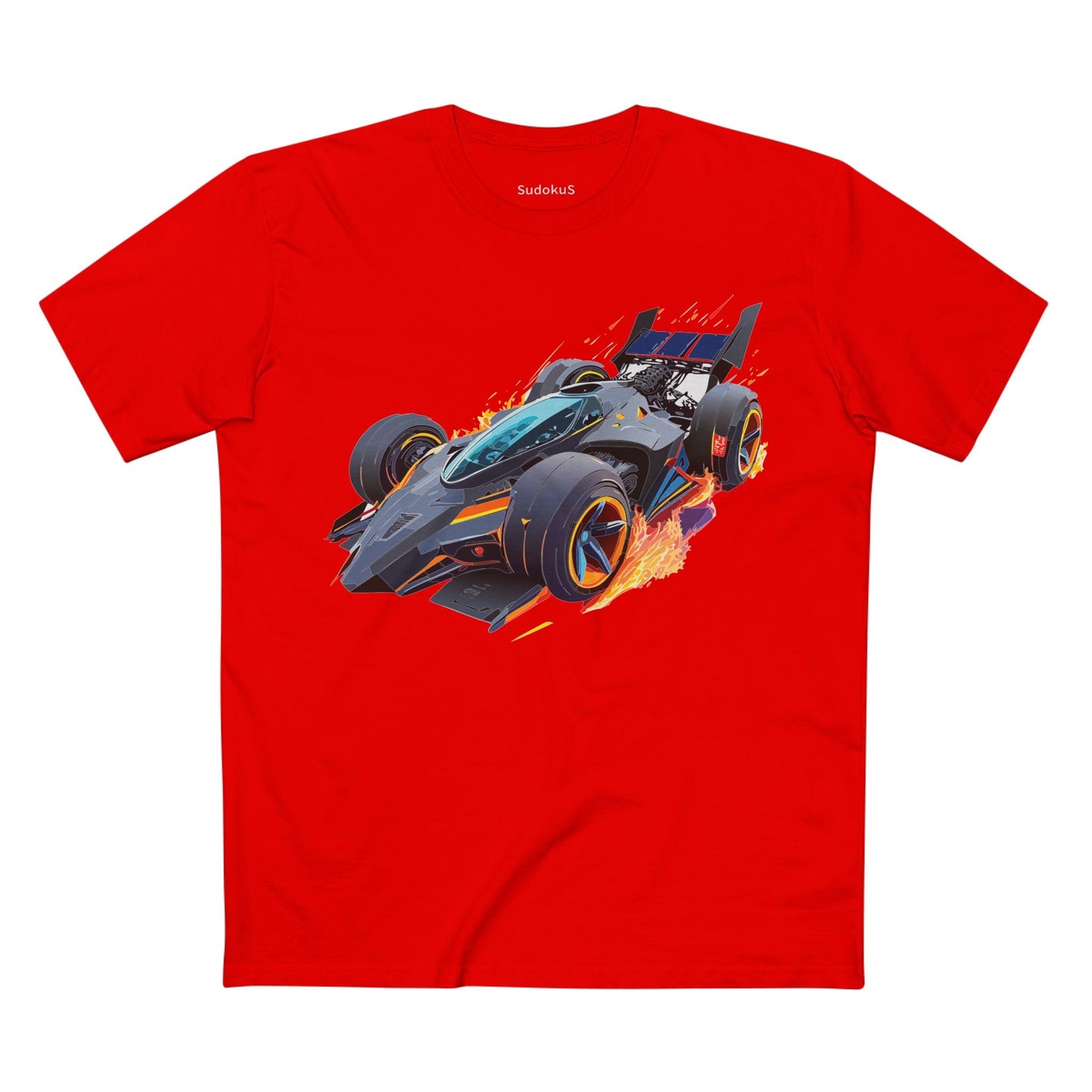 Car Graphic Unisex 100 Cotton Staple Tee 13