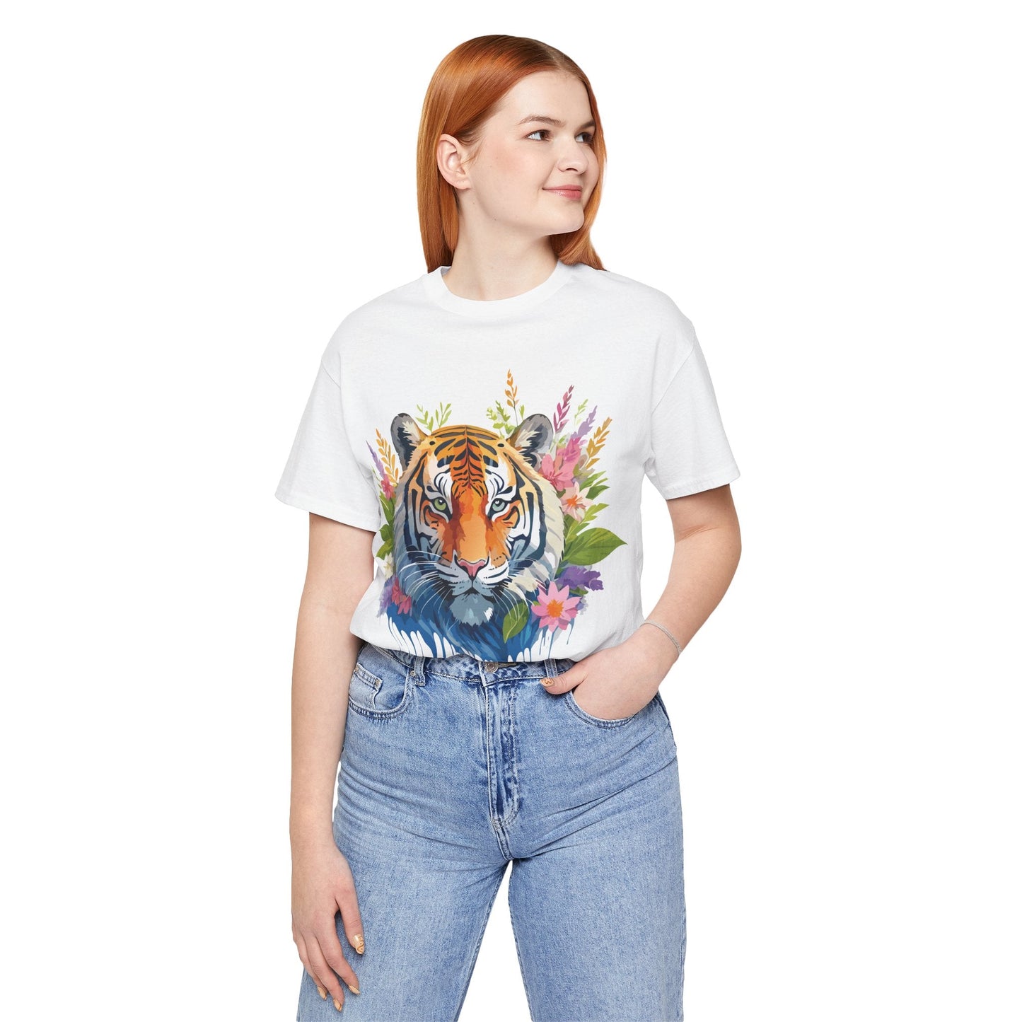 Tiger Graphic Tee Unisex Vintage Style Shirt With Original Adelpha Artwork Premium Quality