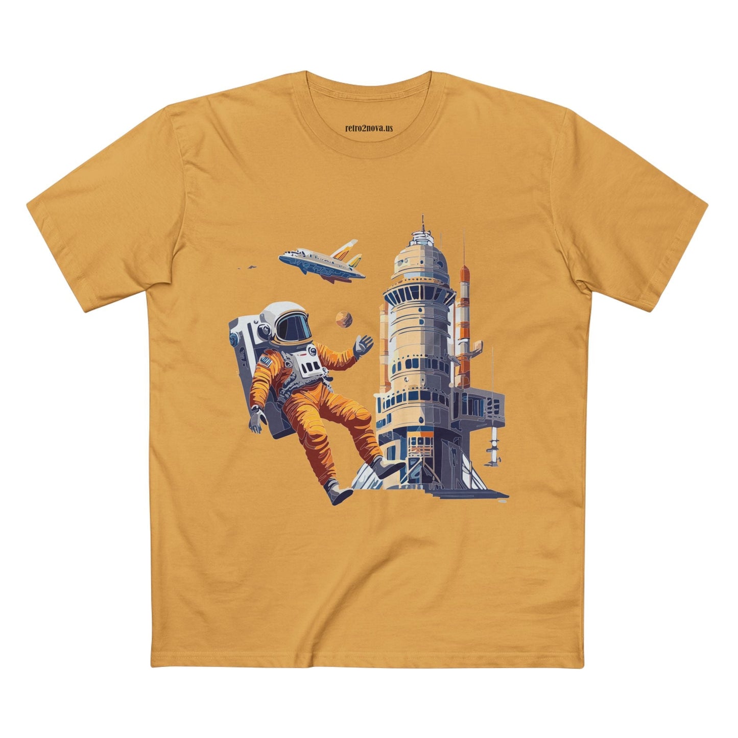 Cosmos Shirt Astronaut Design Unisex Premium Cotton Tee CS 32 Art Collection Original Art Design