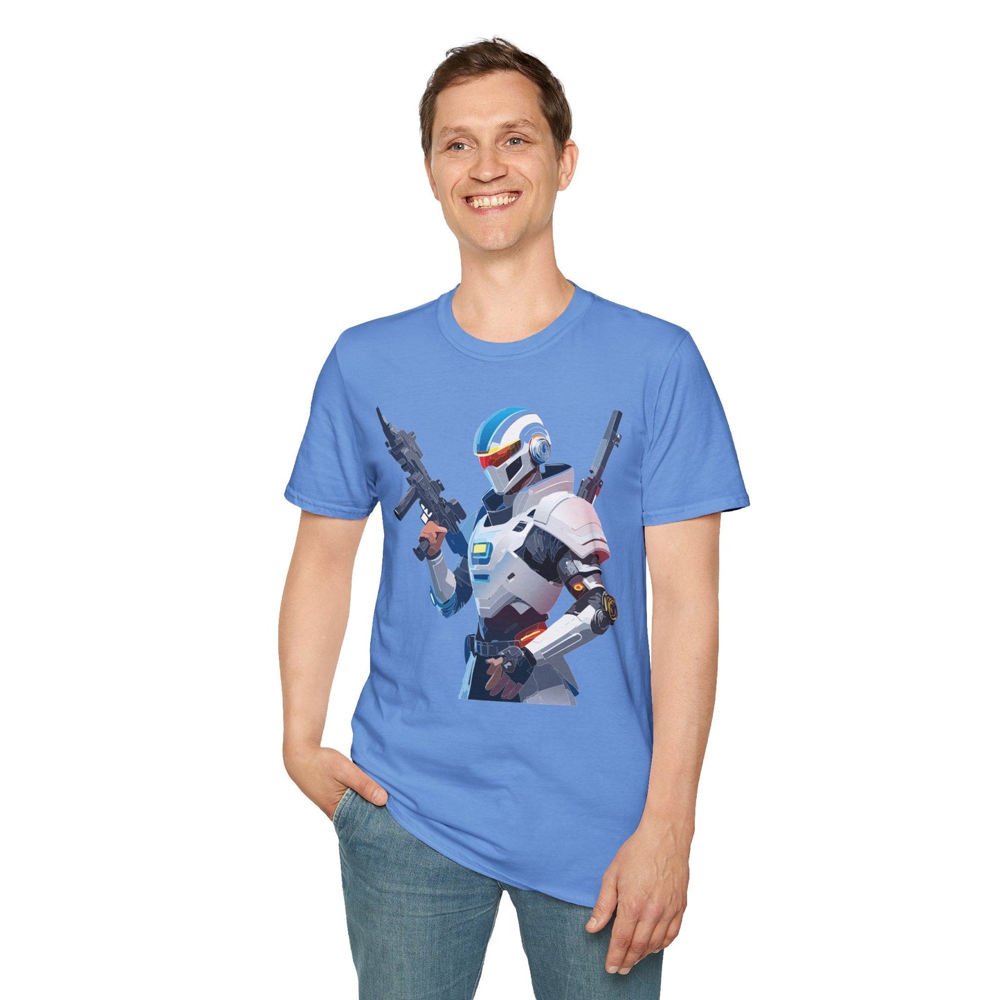 Robocop Graphic Unisex Cotton With Cyber Man Artwork Tee 2