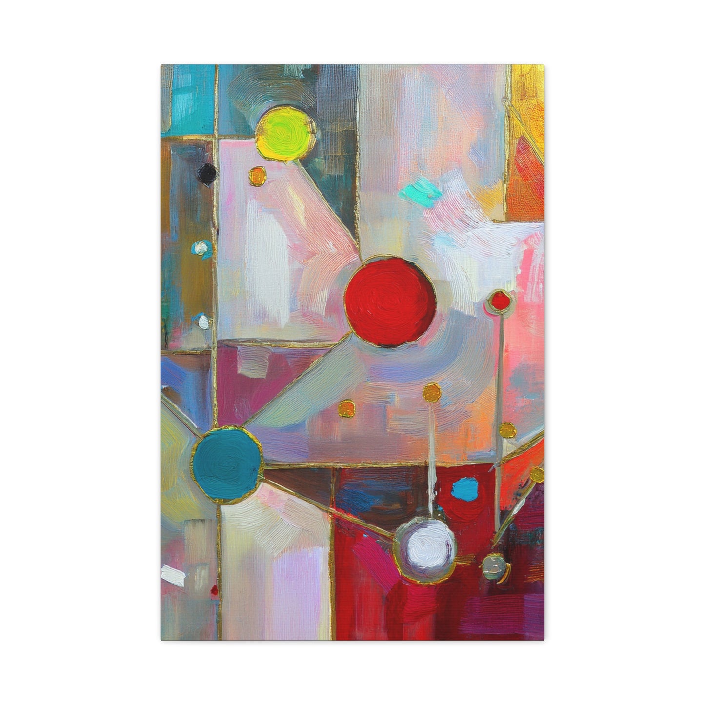 Abstract Oil Painting Print Canvas 20x24,20x30,24x30 24x32,24x36,30x40 32x48,36x48,40x60 Pine-Wood Inner Frame ABS-175