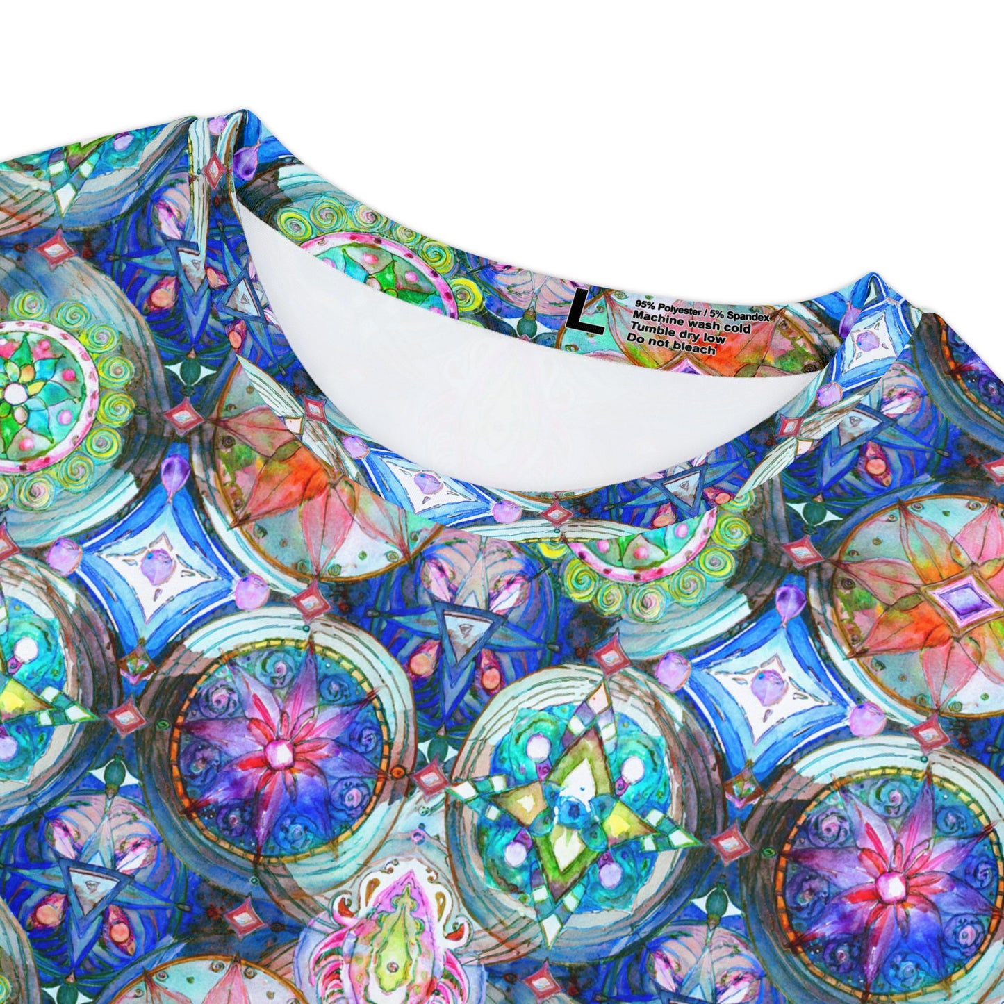 抽像印花襯衫，帶有抽象圖案的襯衫