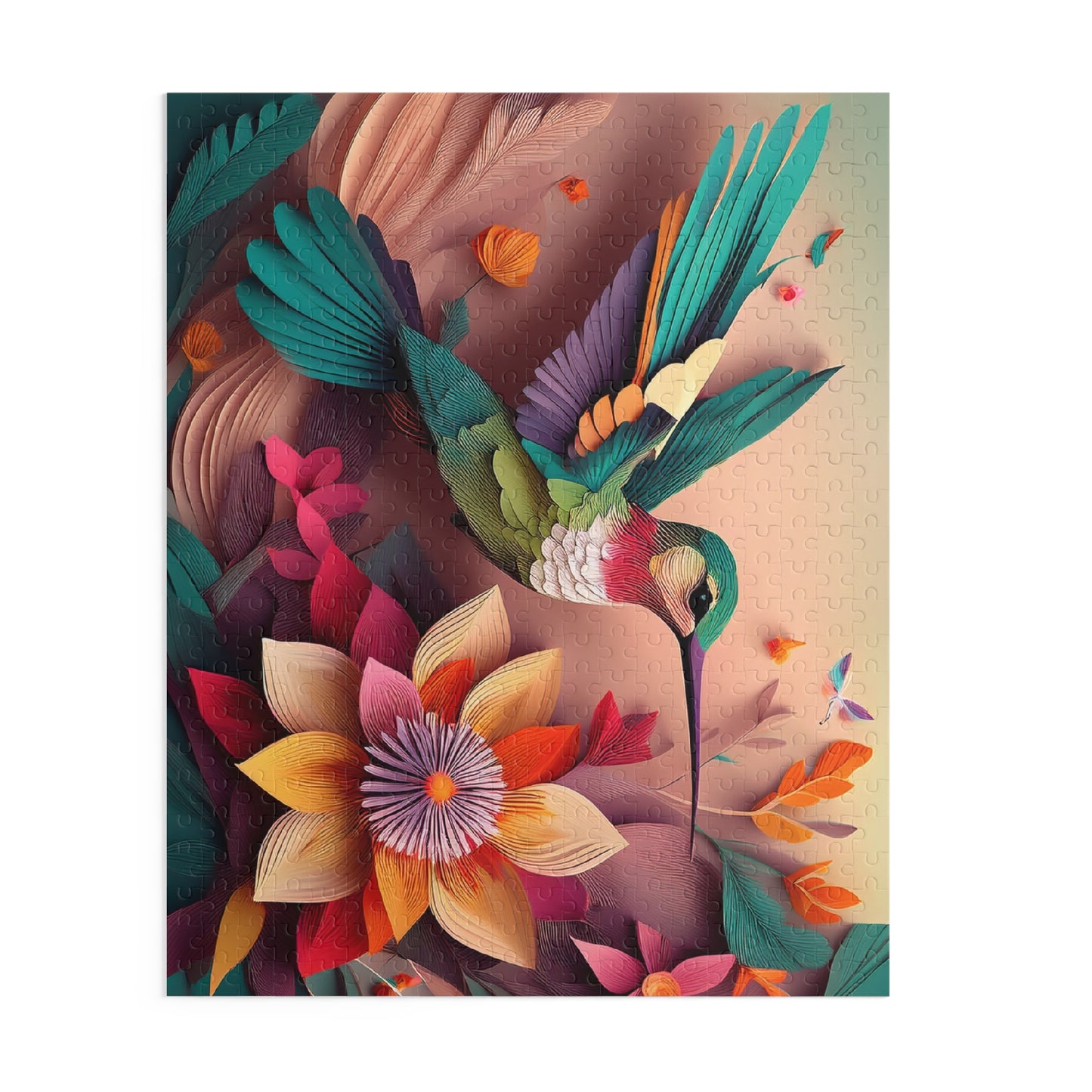Bird Puzzle 500-Chipboard Pieces in Box | Kids Puzzles Size: 16" x 20",  Ages 9+ and Family pn65