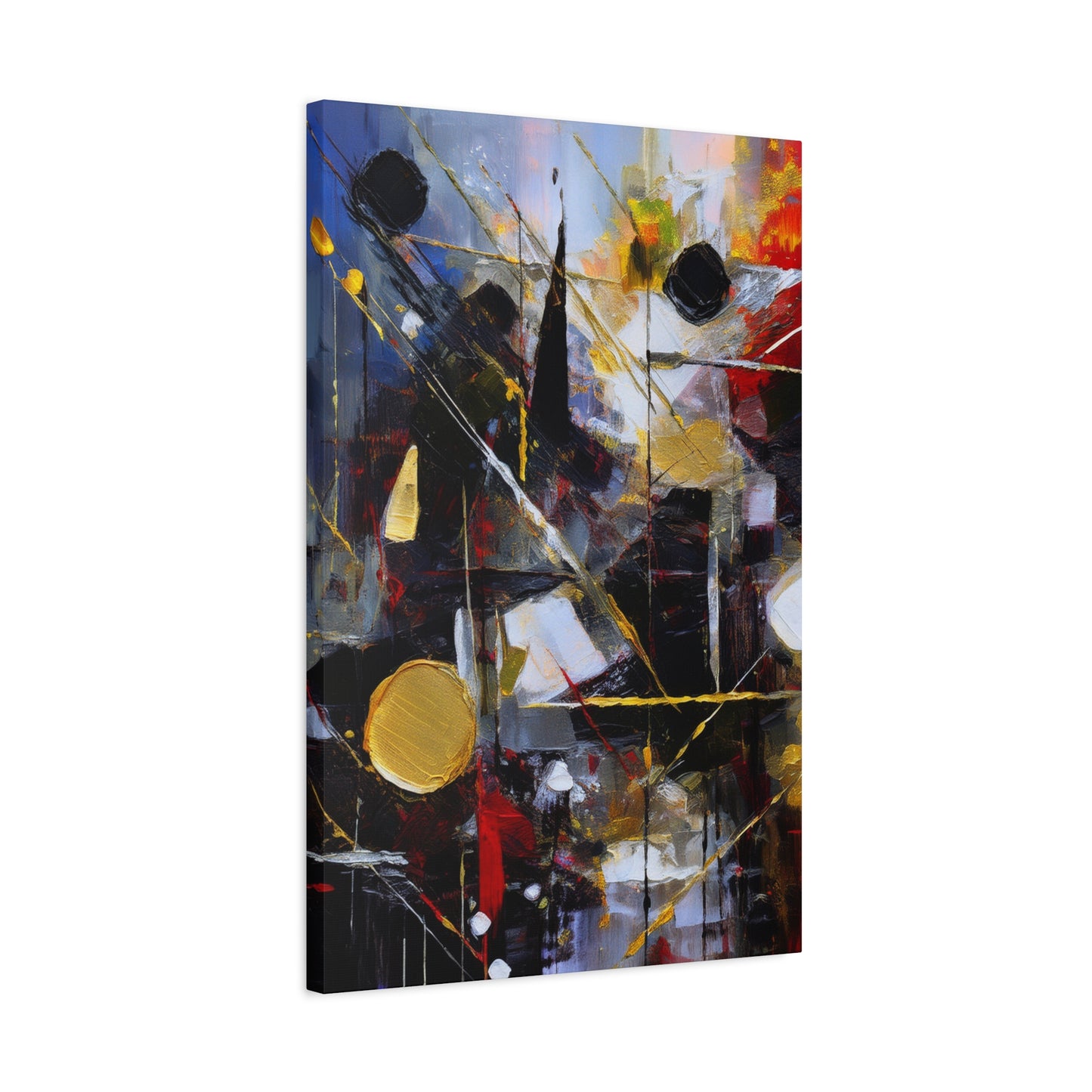 Abstract Oil Painting Print Canvas 20x24,20x30,24x30 24x32,24x36,30x40 32x48,36x48,40x60 Pine-Wood Inner Frame ABS-195