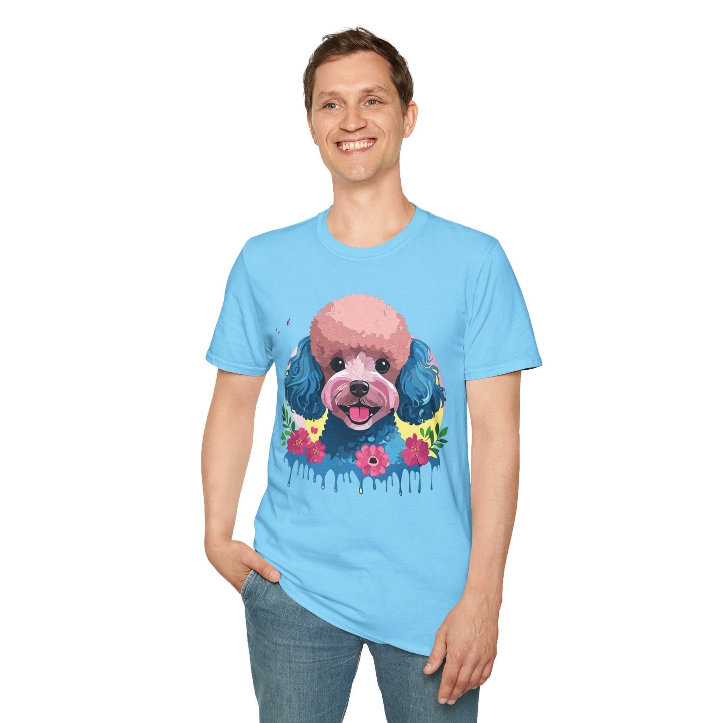 Dog Shirt Unisex Animal Tee Gildan Softstyle 64000 100 Percent Cotton