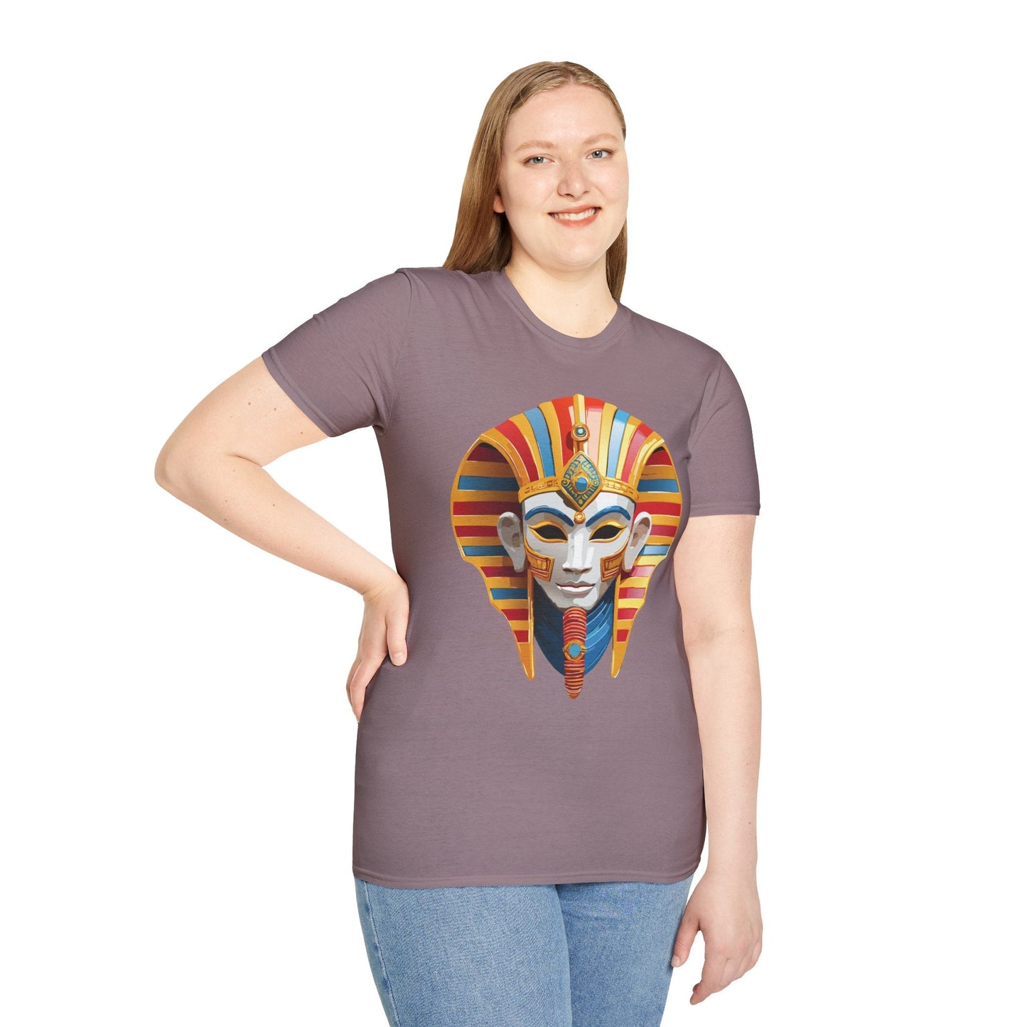 Mask Tee Shirt Unisex Art Design Masquerade Tee Gildan Softstyle 64000 Lightweight Cotton