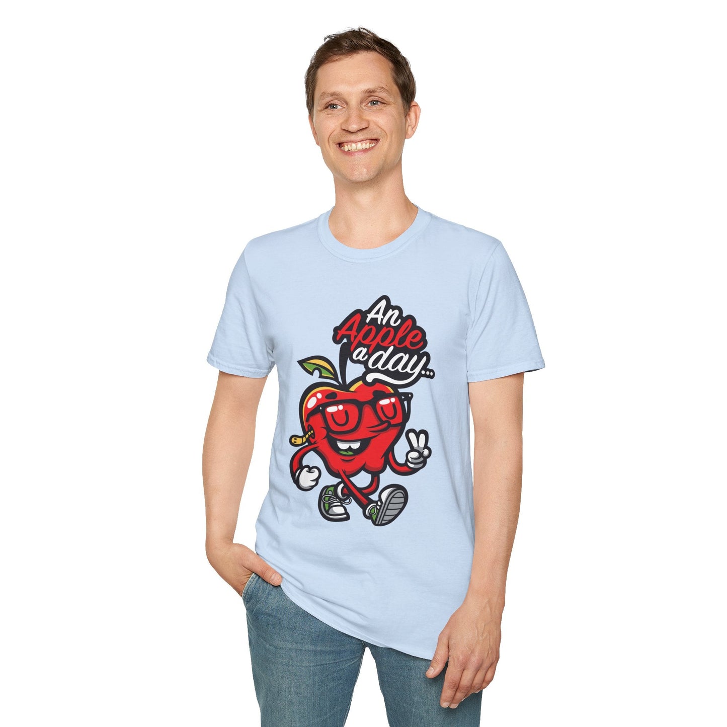 Cartoon T Shirt Animation Tee Funny Tee Unisex Softstyle Cotton Shirt Gildan Softstyle 64000