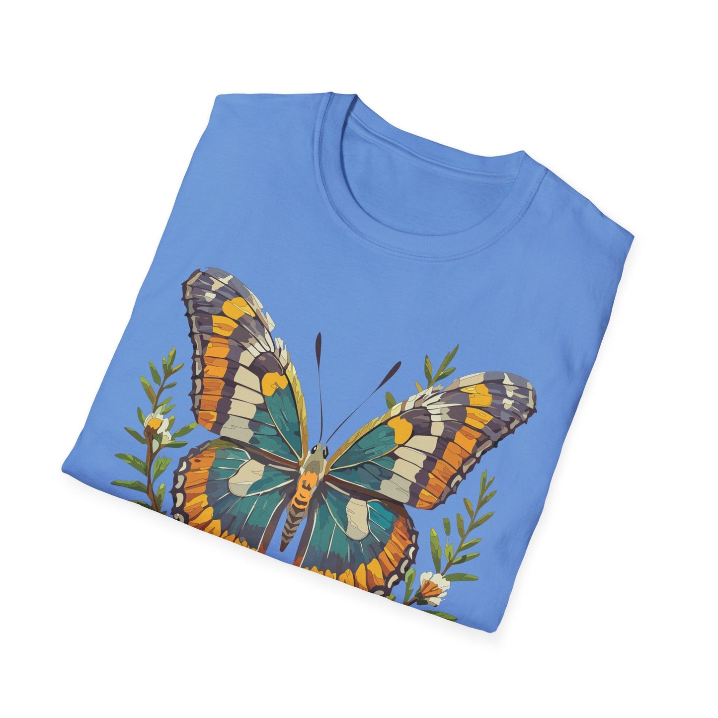 Monarch Butterfly Shirt Unisex T Shirt Softstyle 100 Percent Ring Spun Cotton Comfort