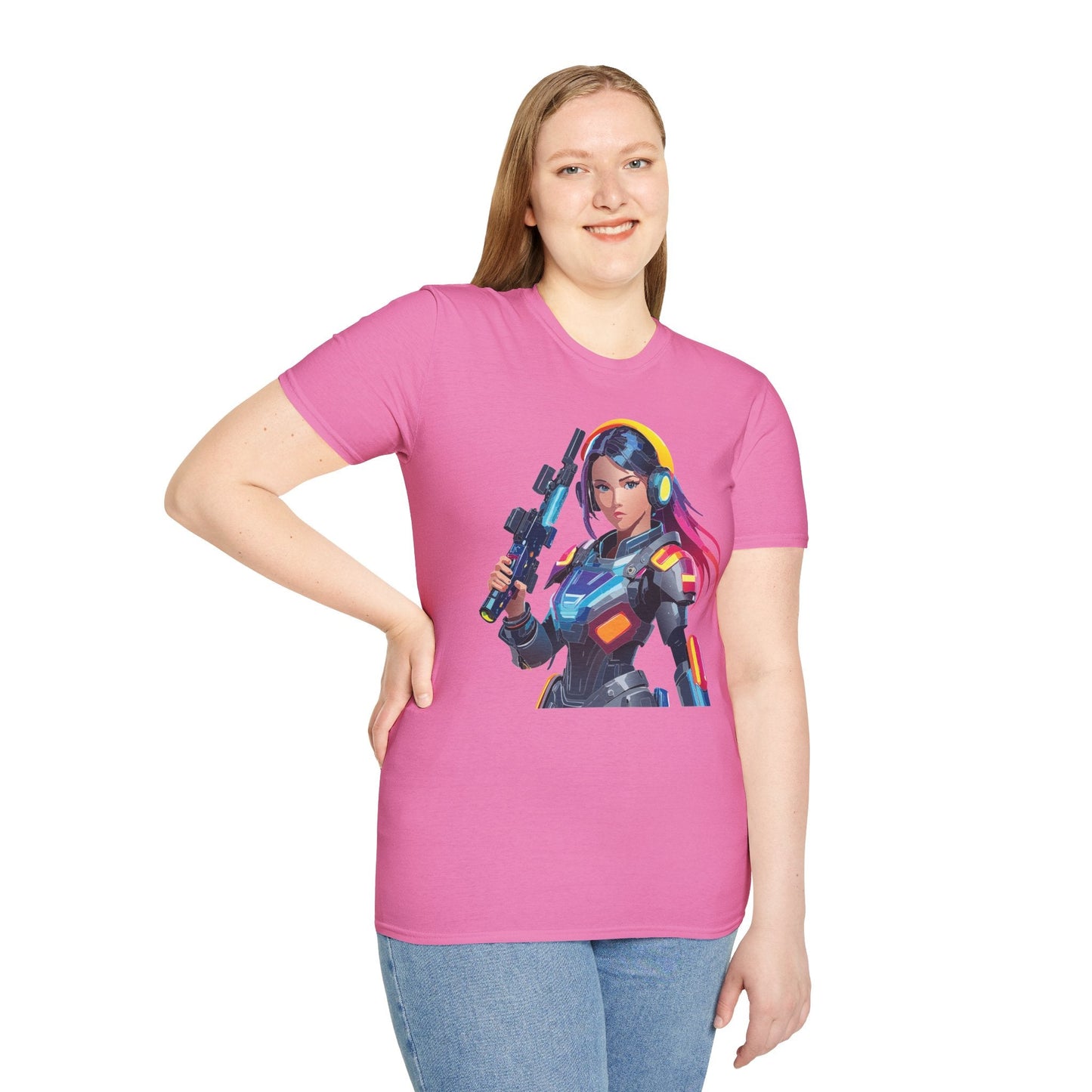 Robocop T Shirt Unisex Softstyle 64000 Graphic Tee With Robocop Art Design Premium
