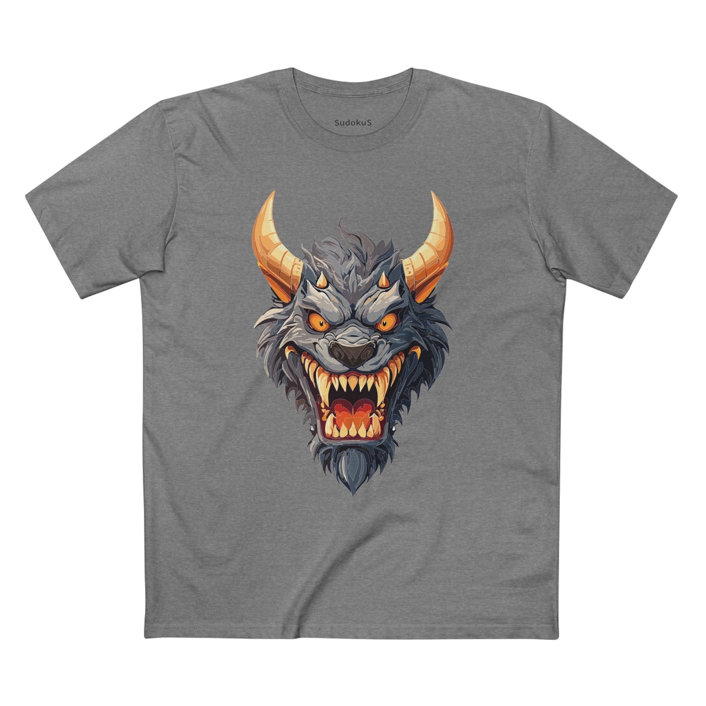 Cartoon Monsters Graphic Unisex 100 Cotton Staple Tee 9