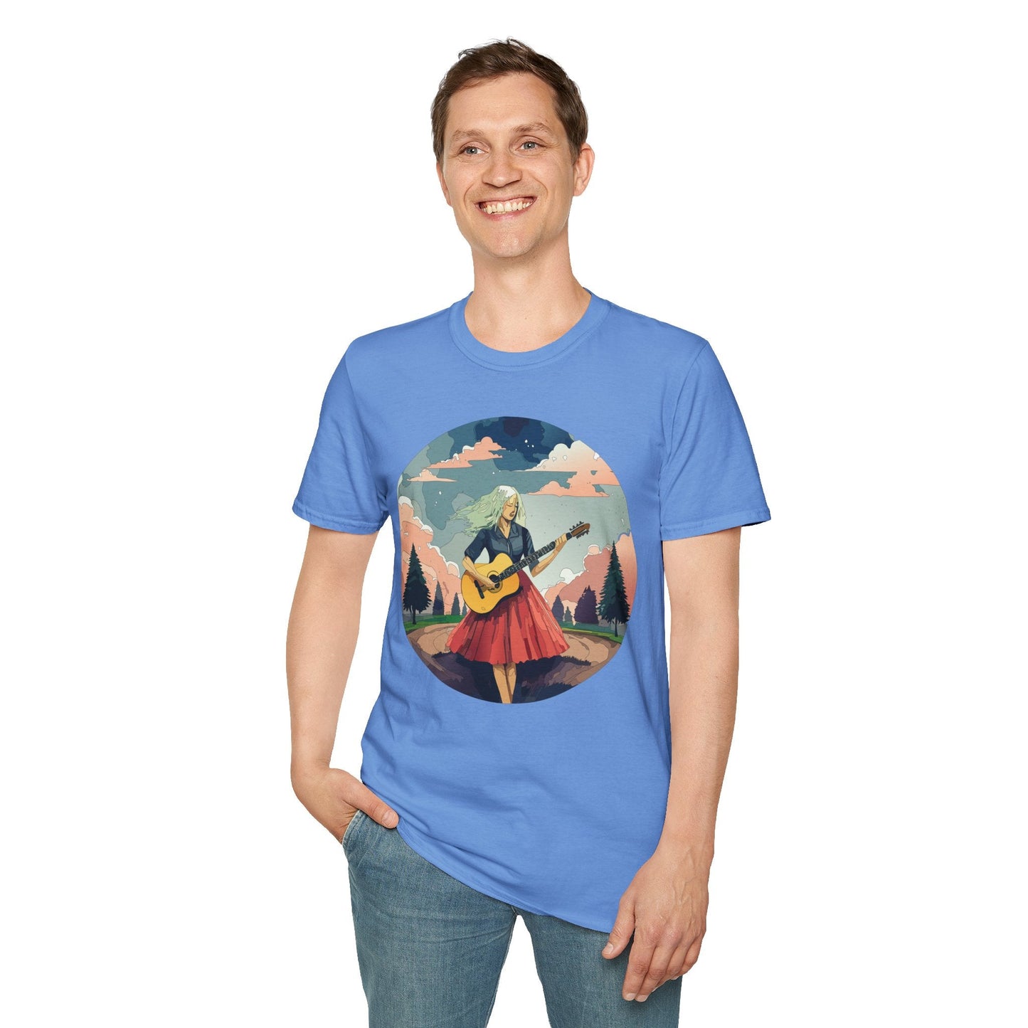 Womens Graphic T Shirt Art Design Ladies Tee Softstyle Gildan 64000 100 Percent Cotton