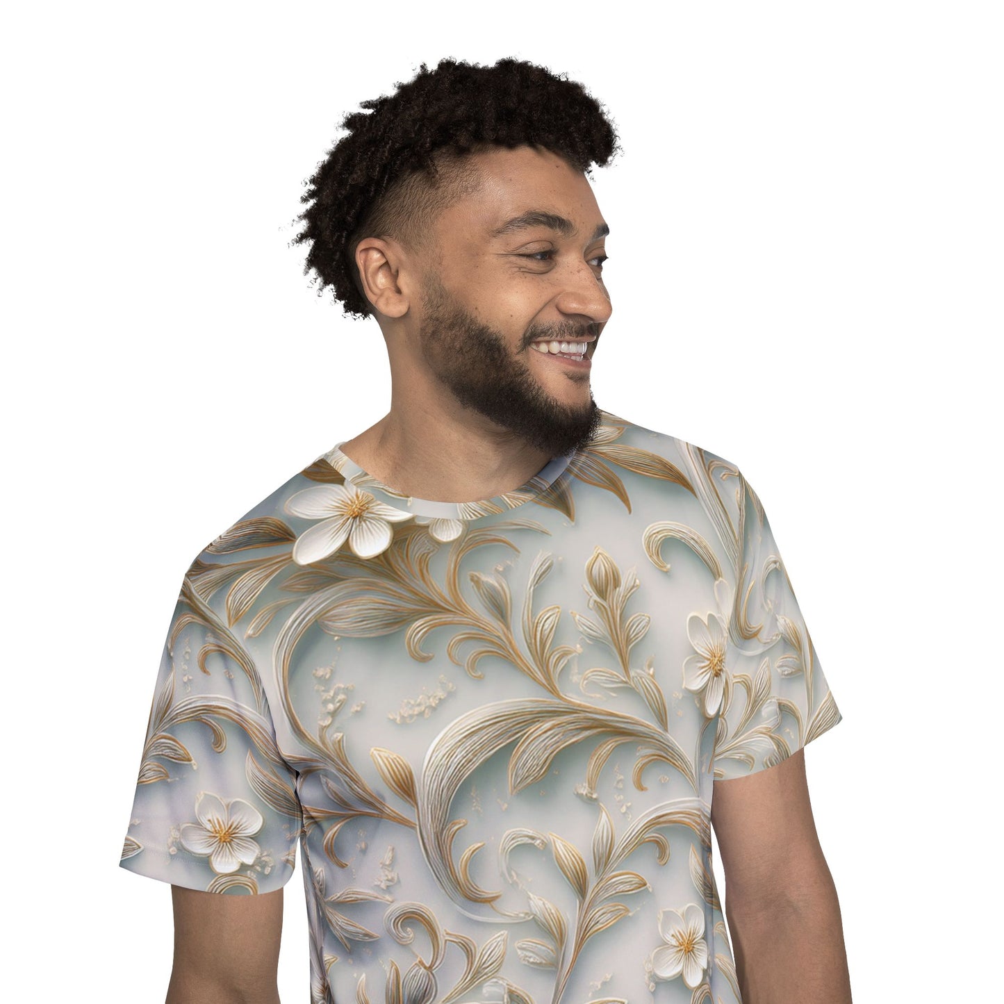 Unisex Floral Shirt, Floral Tee Shirt, Floral T-Shirt, T Shirt with Flowers 16