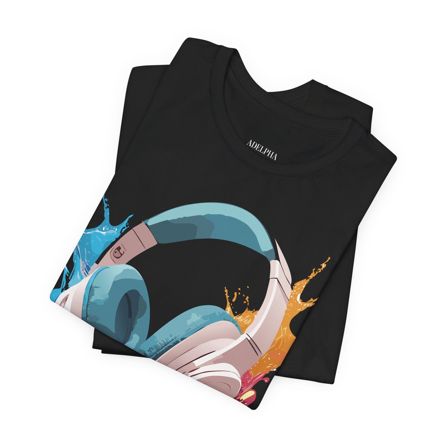 Adelpha Graphic Tee Unisex Music Artwork Vintage Inspired Jersey Short Sleeve Shirt