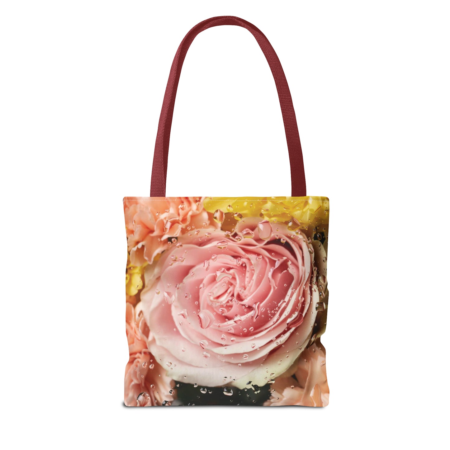 Canvas Bag with Floral Prints