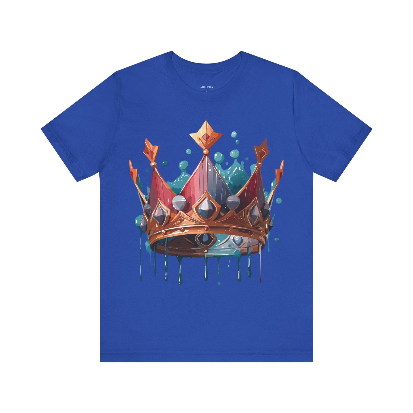 Crown Graphic Unisex 100 Cotton Vintage Artwork Tee 7