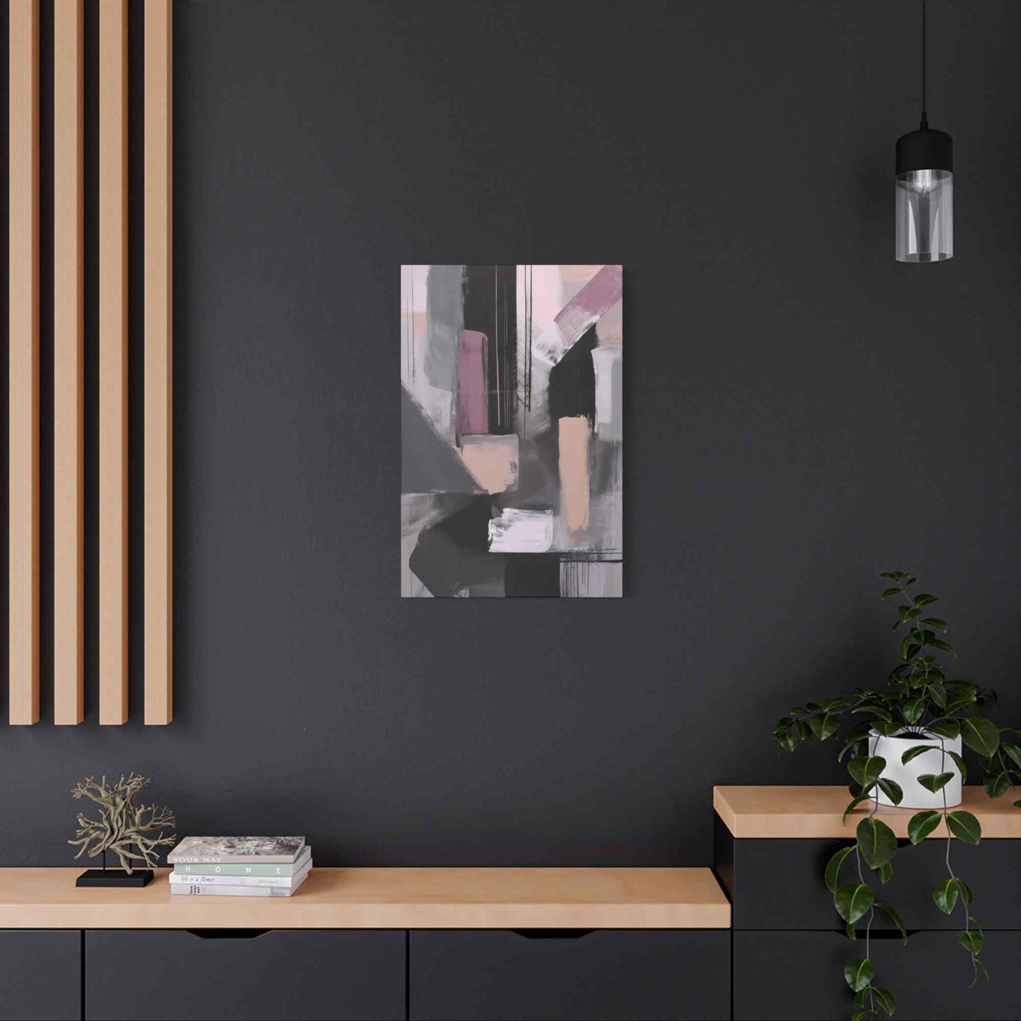 Abstract Geometric Painting Print Canvas 20x24,20x30,24x30 24x32,24x36,30x40 32x48,36x48,40x60 Pine-Wood Inner Frame ABS-47