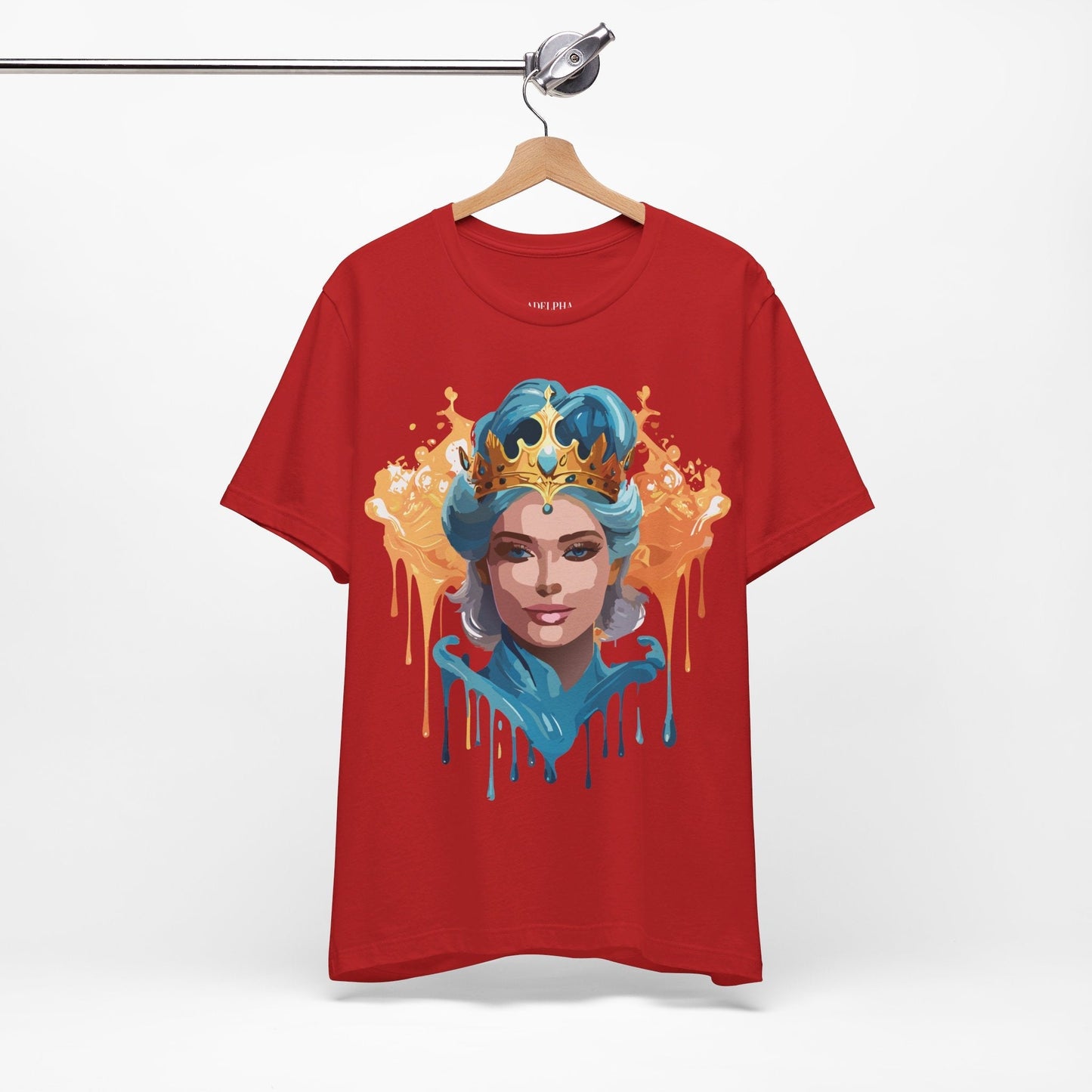 Queen Graphic Tee Unisex Jersey Short Sleeve Premium Quality Adelpha Vintage Inspired Artwork