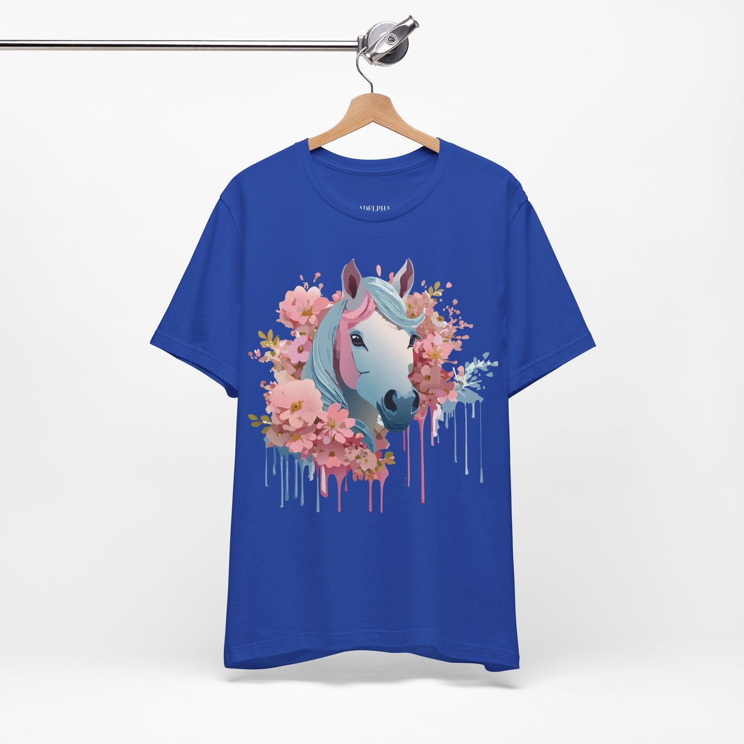 Horse Graphic Unisex 100 Cotton Vintage Animal Art T-Shirt 14