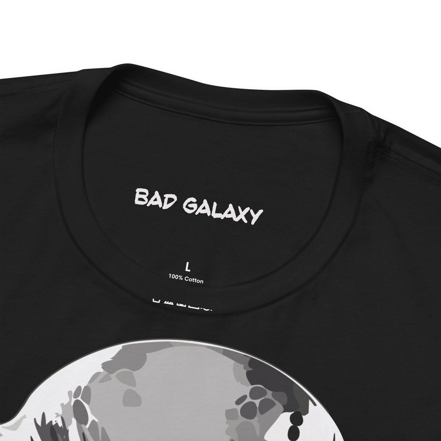 Tee Shirt With Alien From Bad Galaxy 100 Percent Cotton Made In USA Free Shipping