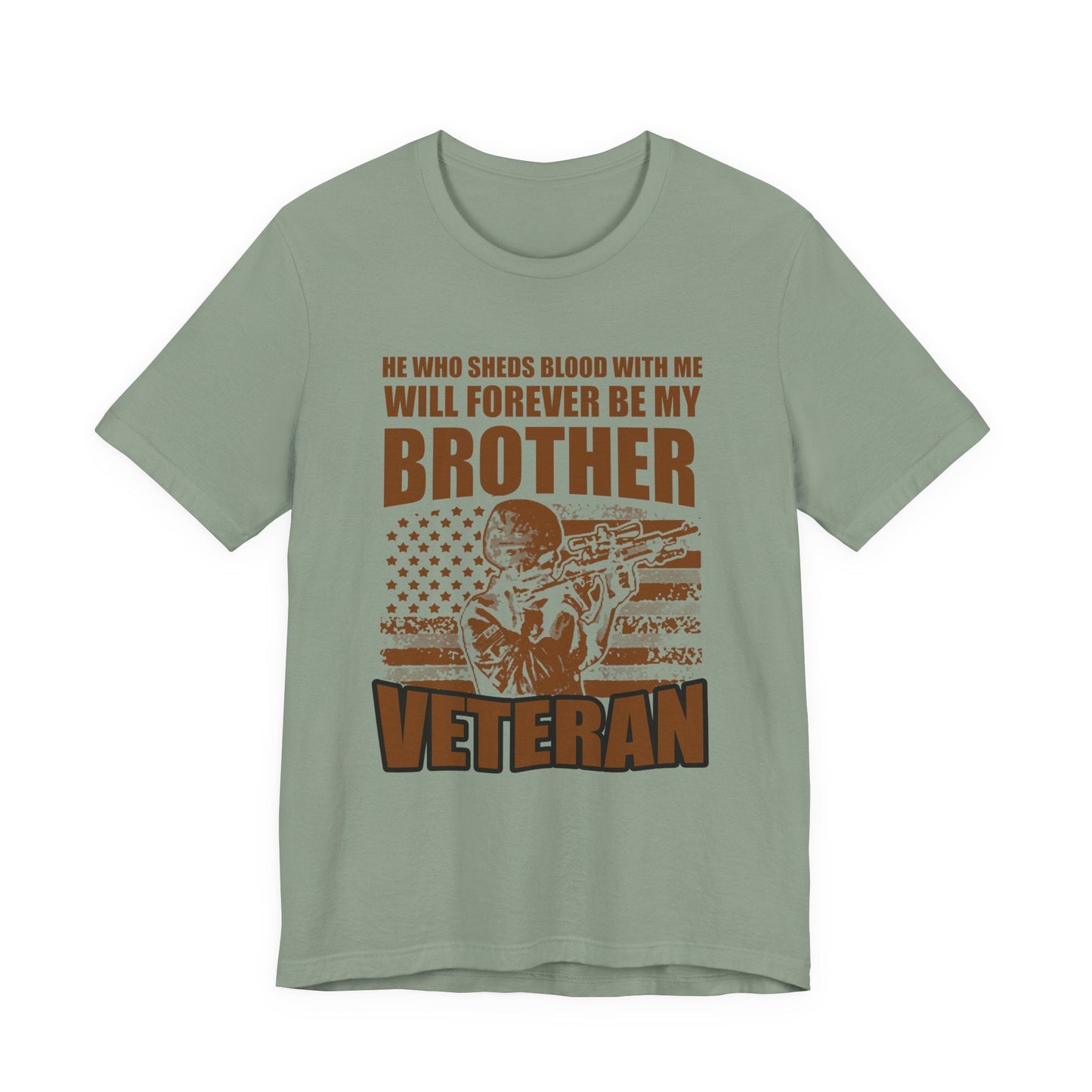 Army Veteran Patriotic Graphic Design Unisex Cotton T-Shirt v47