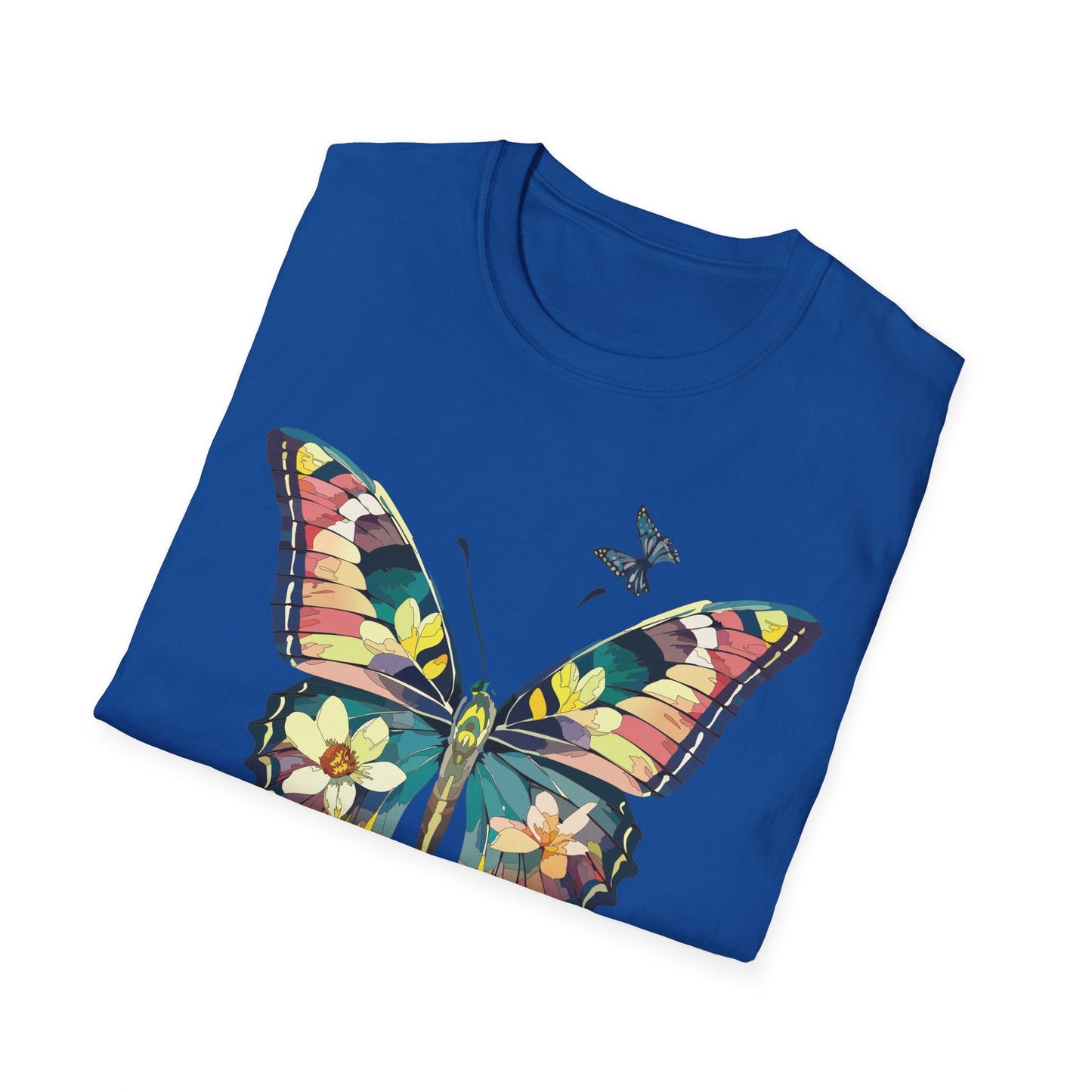 Butterfly T Shirt For Unisex Softstyle 64000 Short Sleeve Monarch Butterfly Tee Design