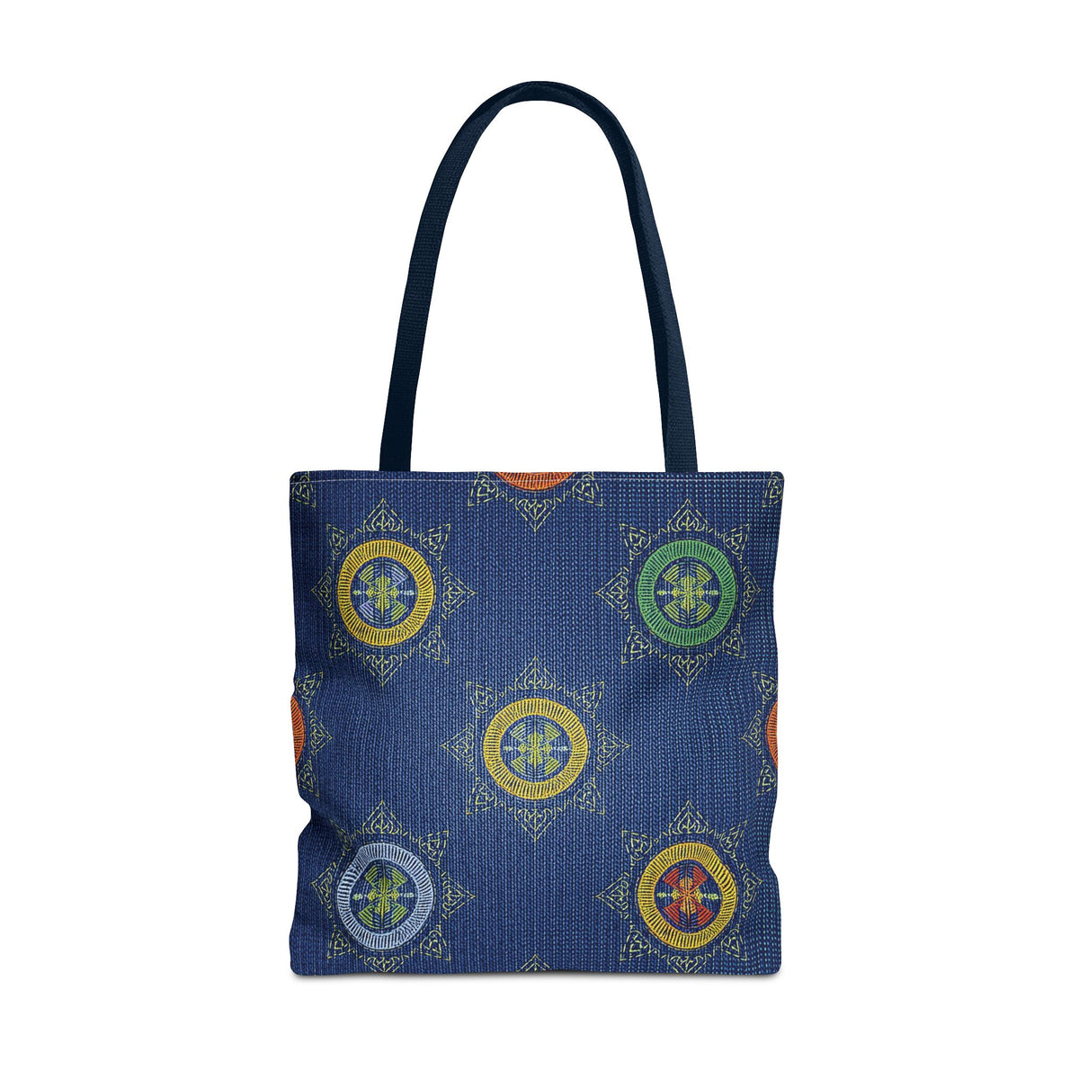 Diwali Graphic Denim Fabric Imitation Print Unisex Canvas Bag Poly Spun 3 Sizes Tote Bag 205-2