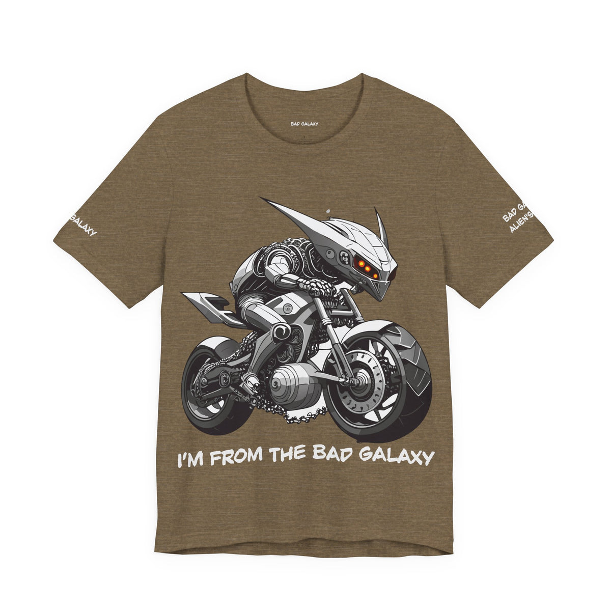 Alien Graphic Unisex Cotton Bella+Canvas Tee with Art Design b81