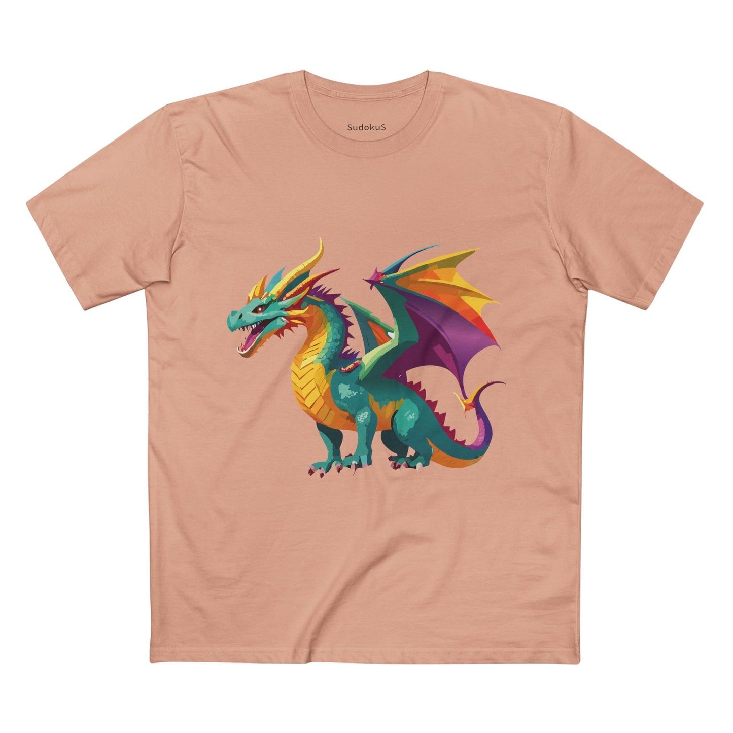 Dragon Graphic Unisex 100 Cotton Staple Tee 10