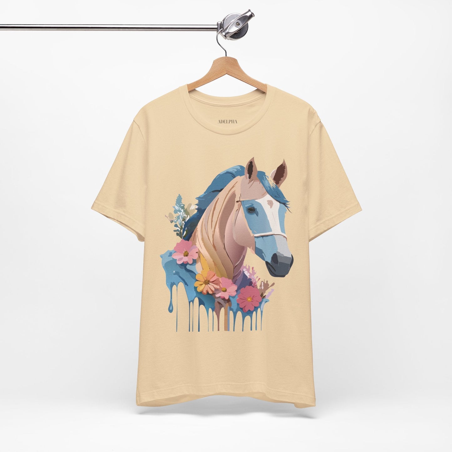 Horse Graphic Unisex 100 Cotton Vintage Animal Art T-Shirt 13