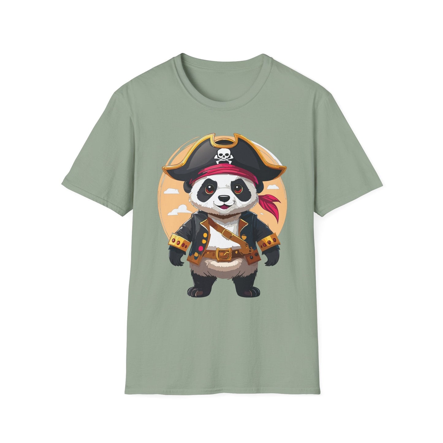 Panda Shirt Unisex T Shirt With Panda Animal Tee Animals Gildan Softstyle 64000 Cotton