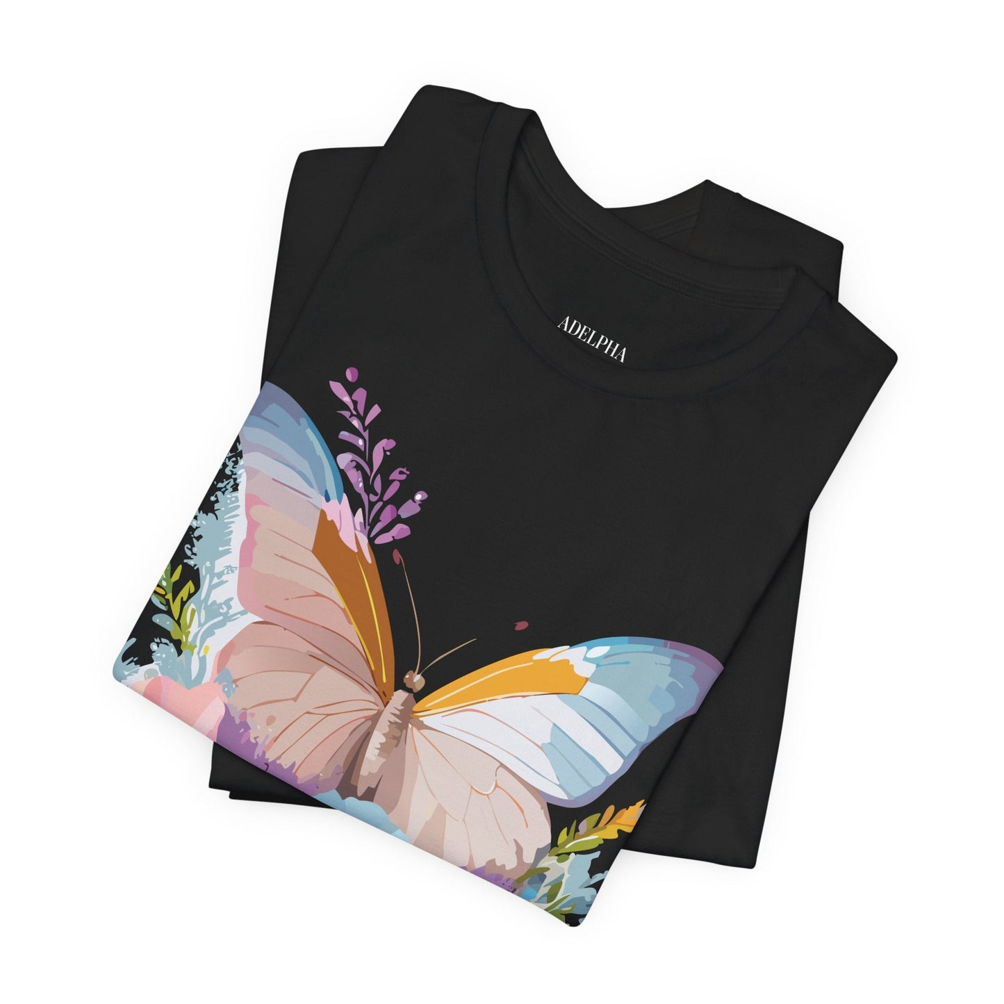Butterfly Graphic T Shirt Unisex Adelpha Vintage Art Design Tee