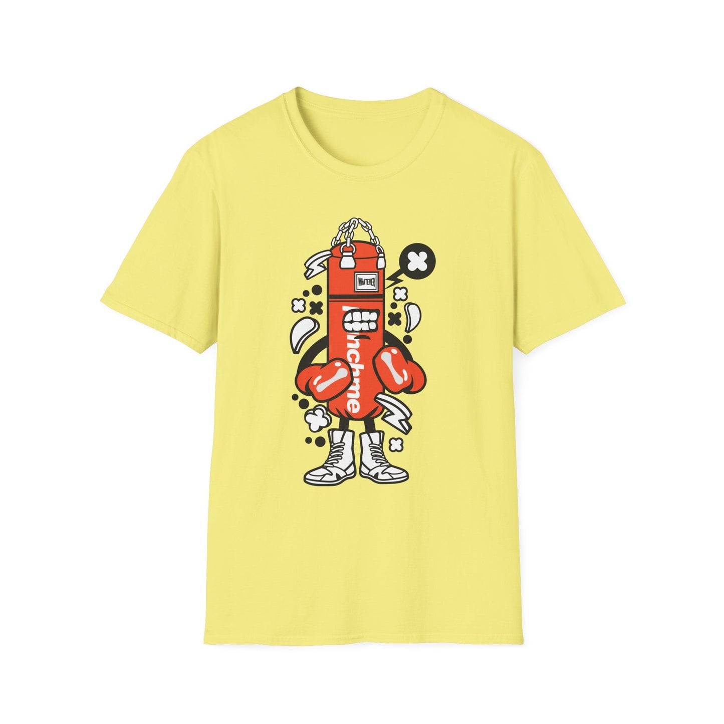 Cartoon Tee Shirt Unisex Animation Graphic Tee Funny Tee Cotton Softstyle 64000 Gildan