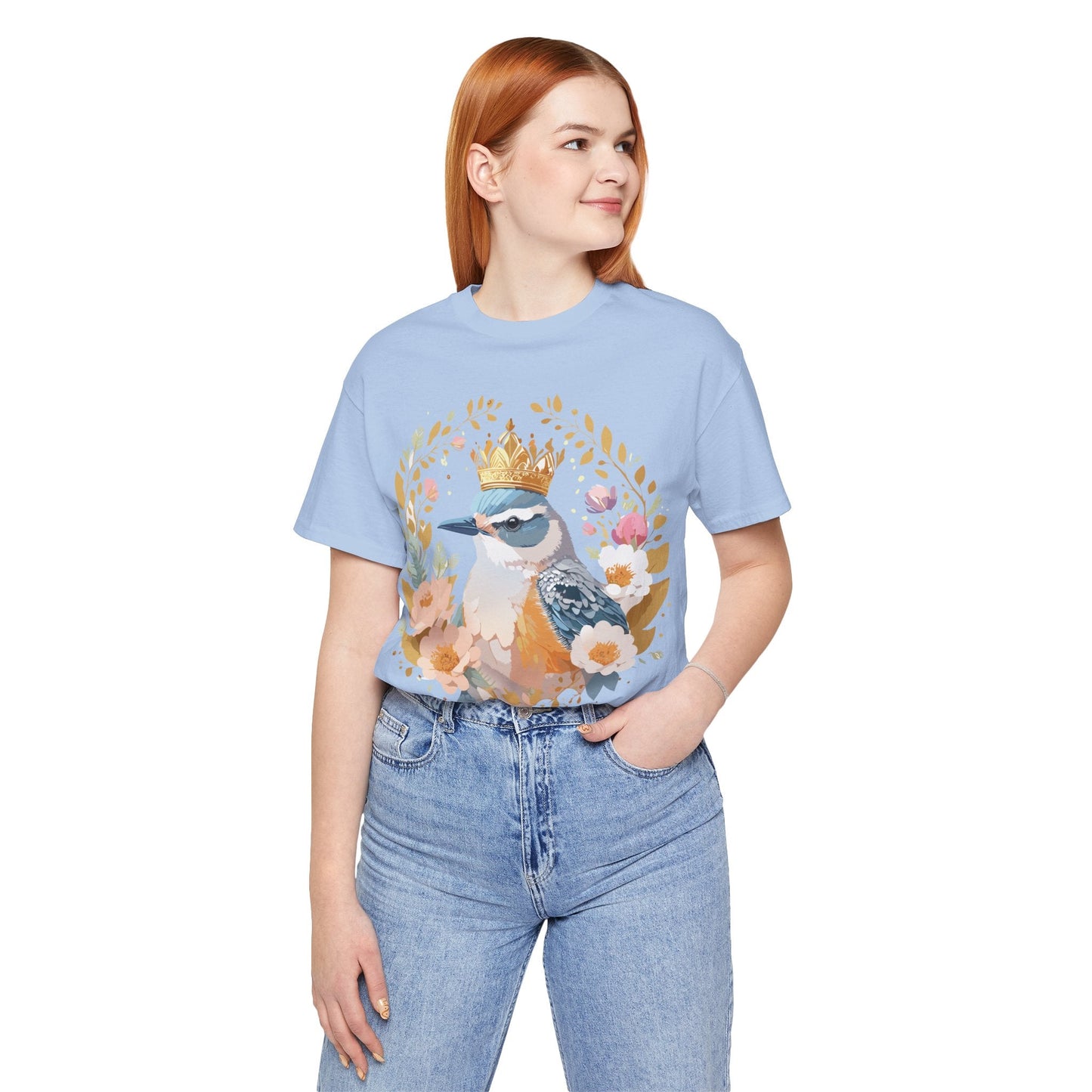 Medallion Graphic Unisex 100 Cotton Vintage Animal Medal Artwork Tee 33