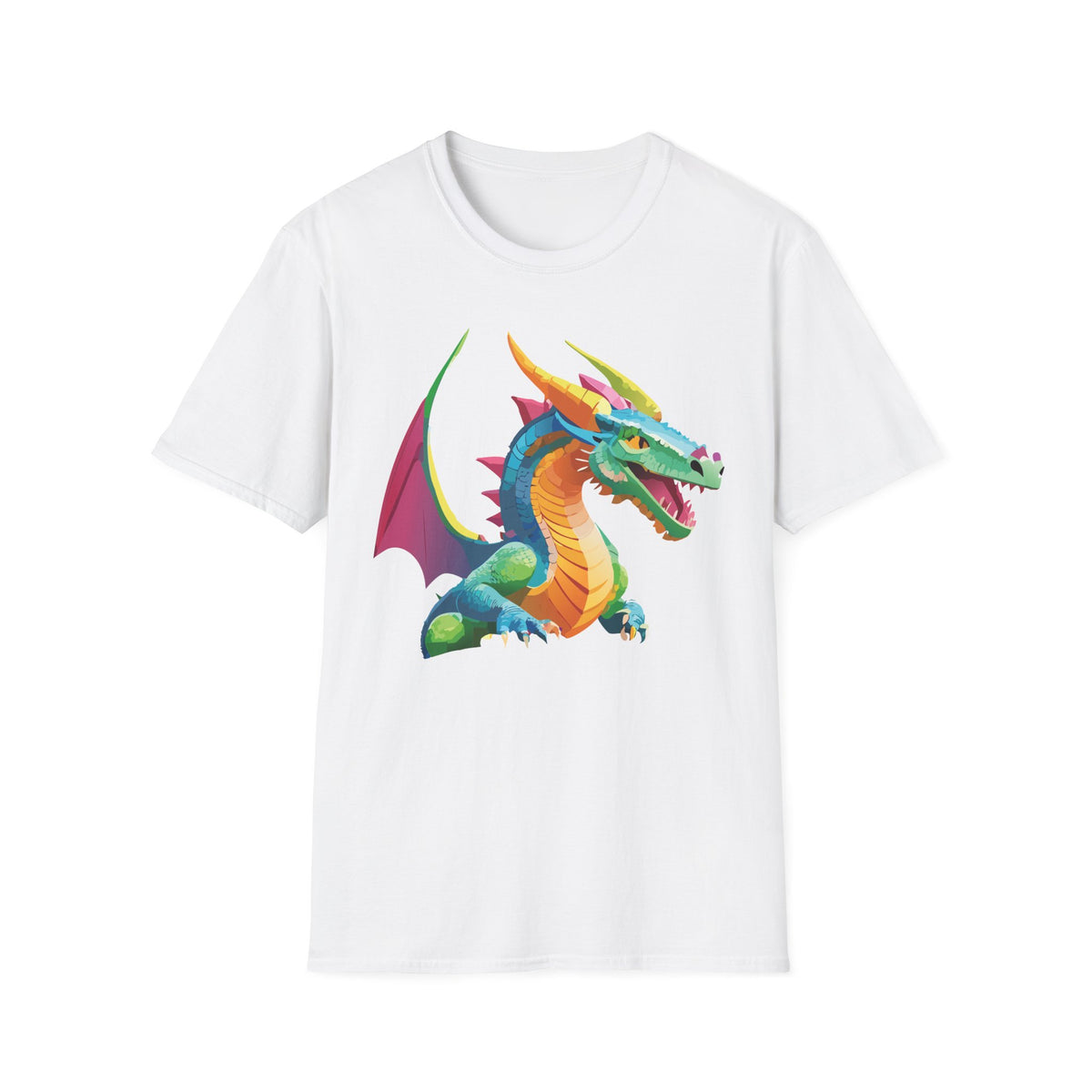 Dragon Graphic Tee Gildan Unisex 100 Cotton Tee Shirt with Animals m11