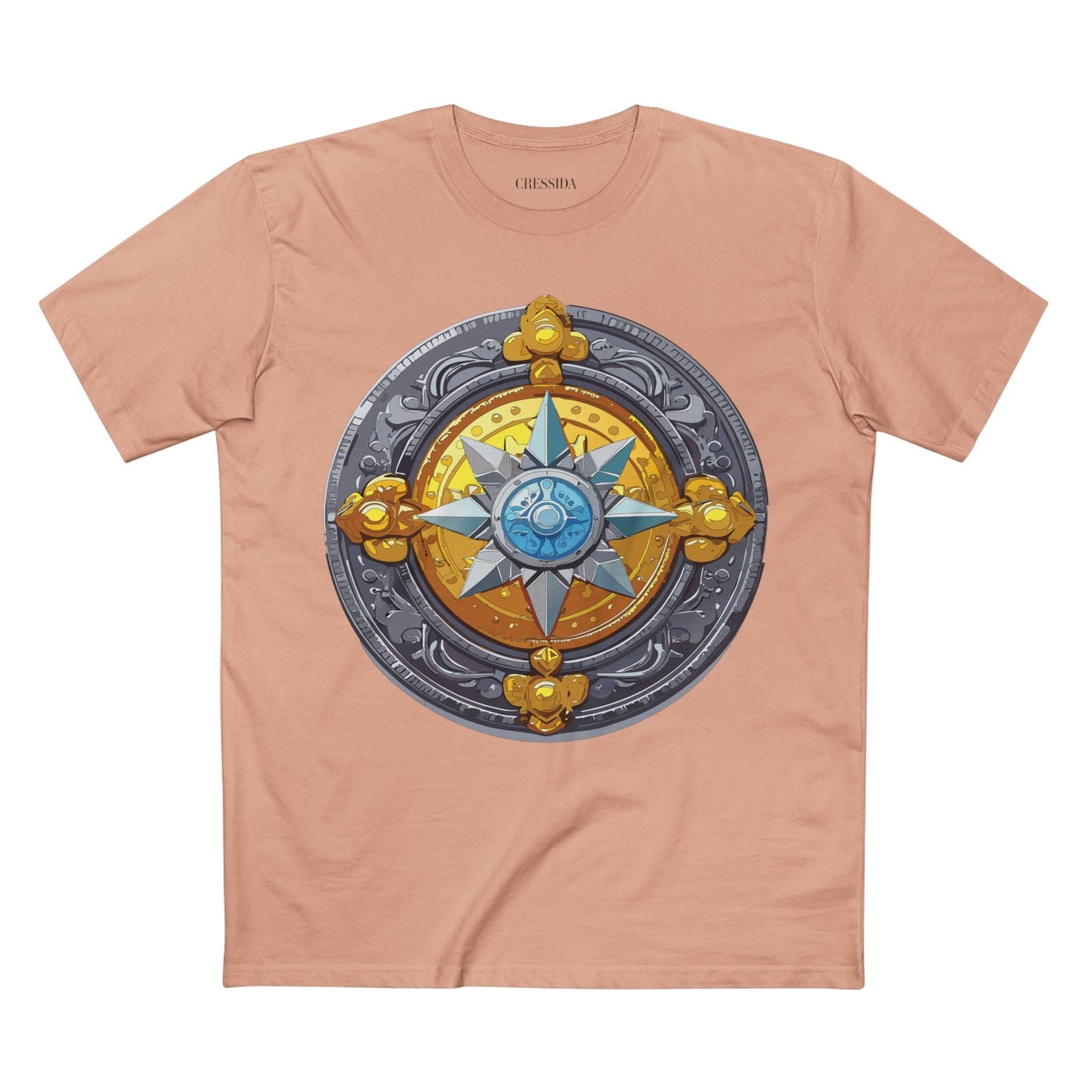 Antique Gold Coin Graphic Design T-Shirt Unisex 100 Cotton With Golden Print Artwork Tee 1