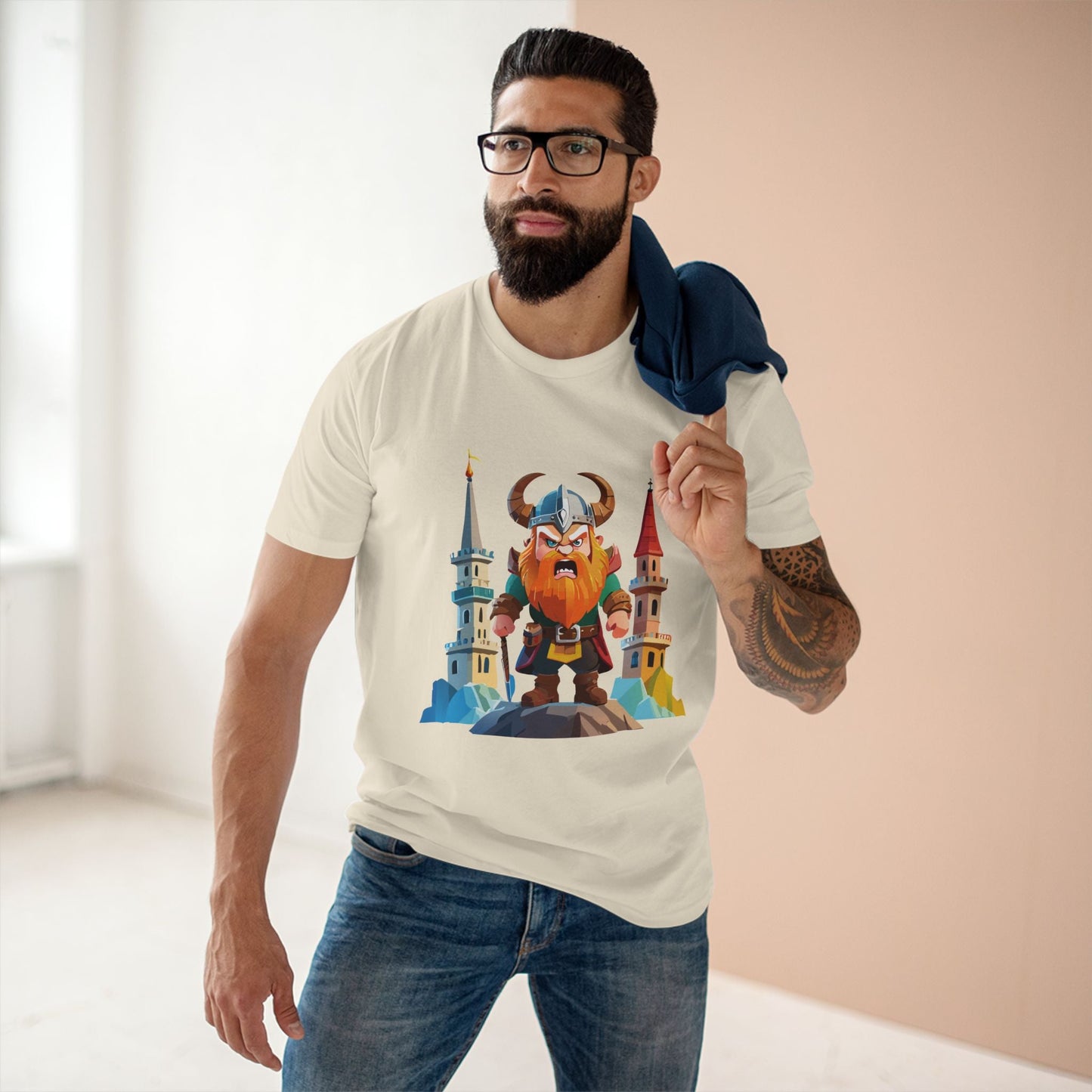 Viking Graphic Unisex 100 Cotton Staple Tee 10